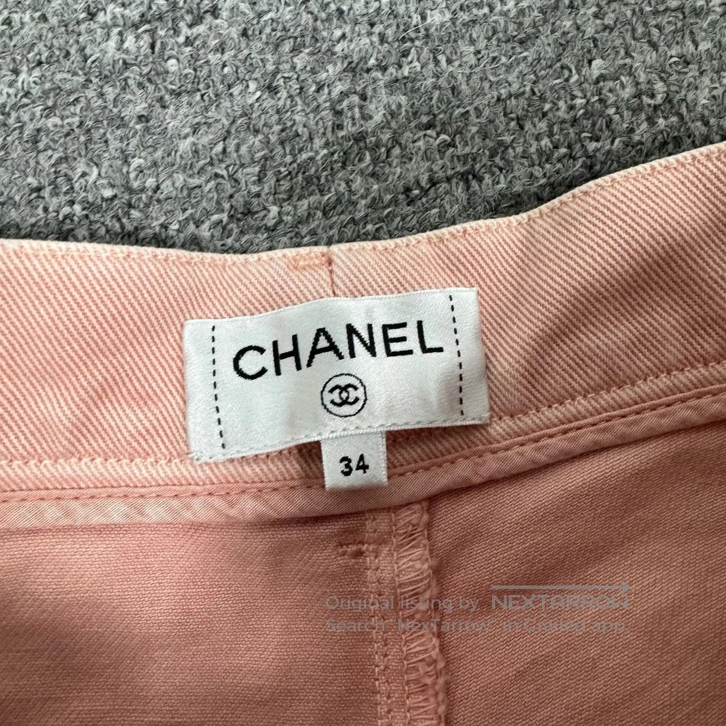 Chanel Chanel size 34 Pink ribbon denim shorts| Size 26" / US 2 / IT 38 - 5 Thumbnail
