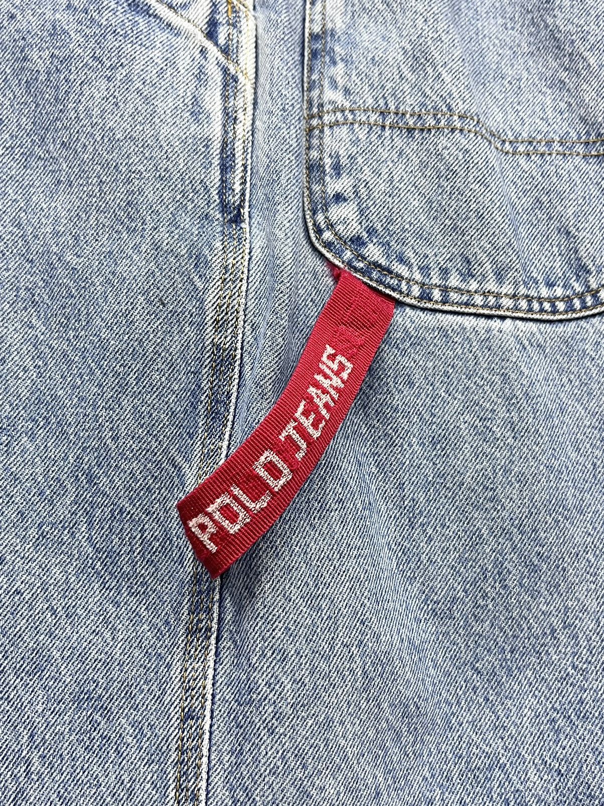 Polo Ralph Lauren 🔥POLO RL Spell-Out Red Hammer Loop Carpenter Baggy HipHop Size US 33 - 1 Thumbnail