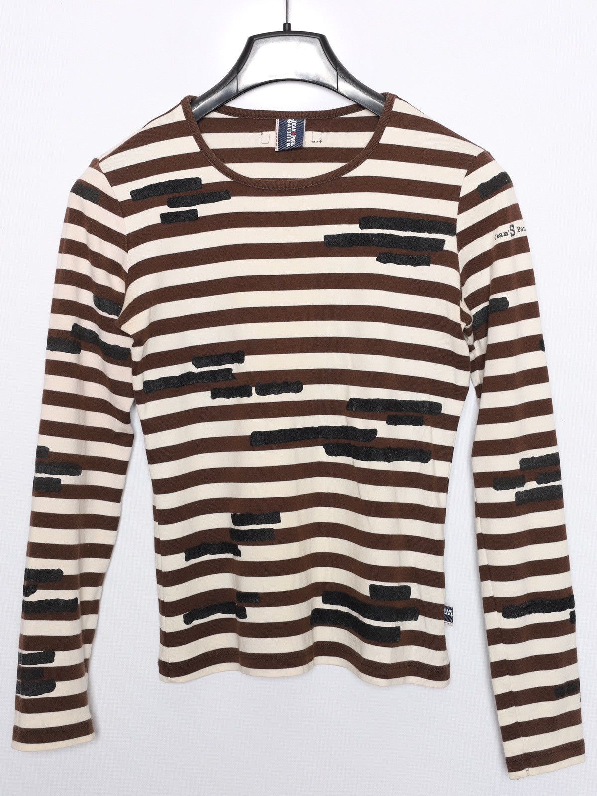 Jean Paul Gaultier Jean Paul Gaultier JPG Stripped Long Sleeve Sailor Top Tee Size S / US 4 / IT 40 - 6 Thumbnail