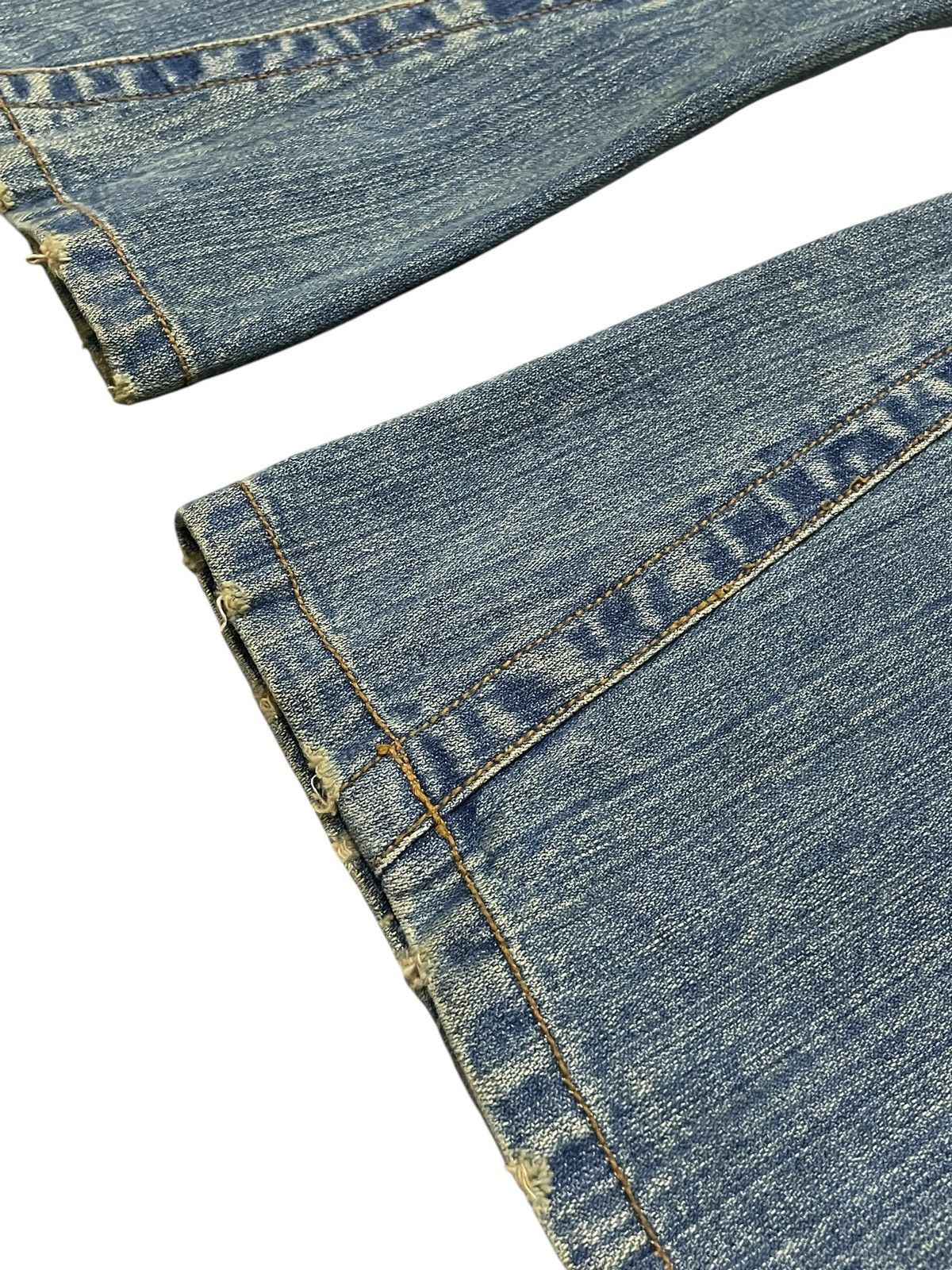 Hysteric Glamour Japanese Spiral Cut Flare Distressed Jeans Size US 32 / EU 48 - 15 Thumbnail