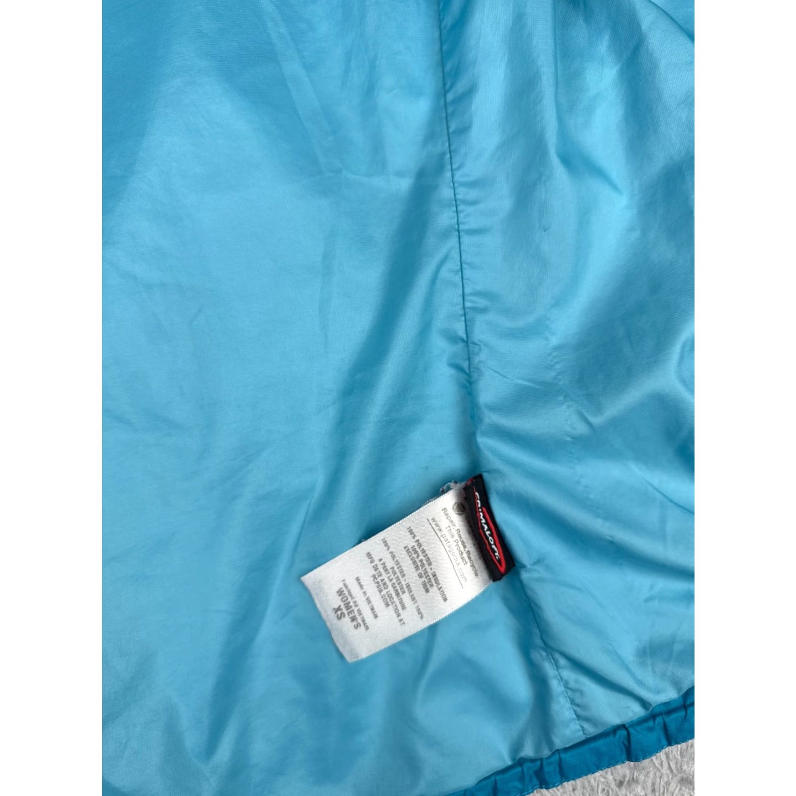 Patagonia Patagonia Jacket Women XS Blue Nano Puff Primaloft Quilted Poly Shell Hooded Full Zip Lightweight Pockets Logo Outdoor Size XS / US 0-2 / IT 36-38 - 4 Thumbnail