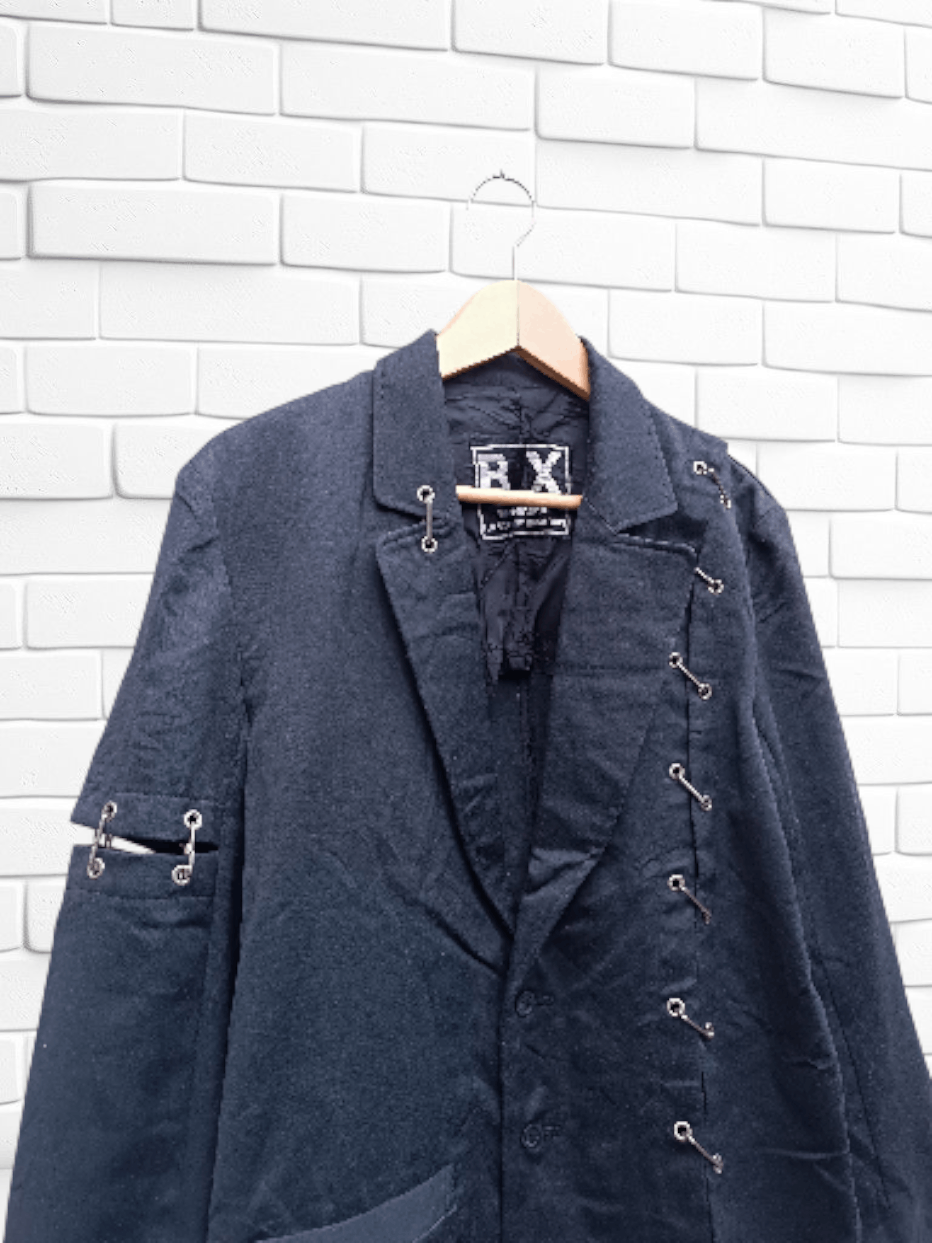 Japanese Brand Black Bondage Blazer Mad Punk Suit Jacket Size US L / EU 52-54 / 3 - 3 Thumbnail