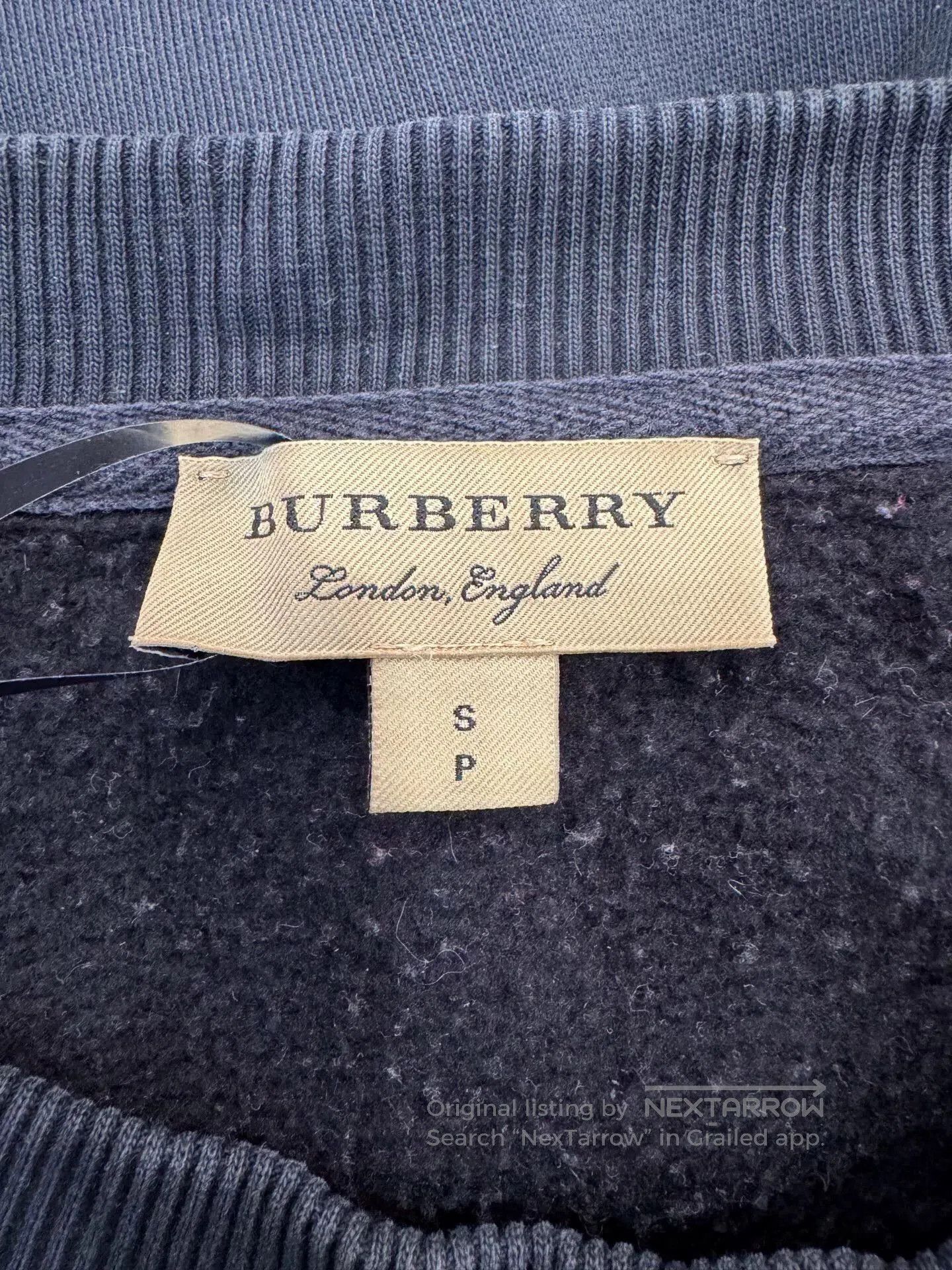 Burberry Burberry Women's Letter Embroidery Logo Sweatshirt. Size S / US 4 / IT 40 - 4 Thumbnail