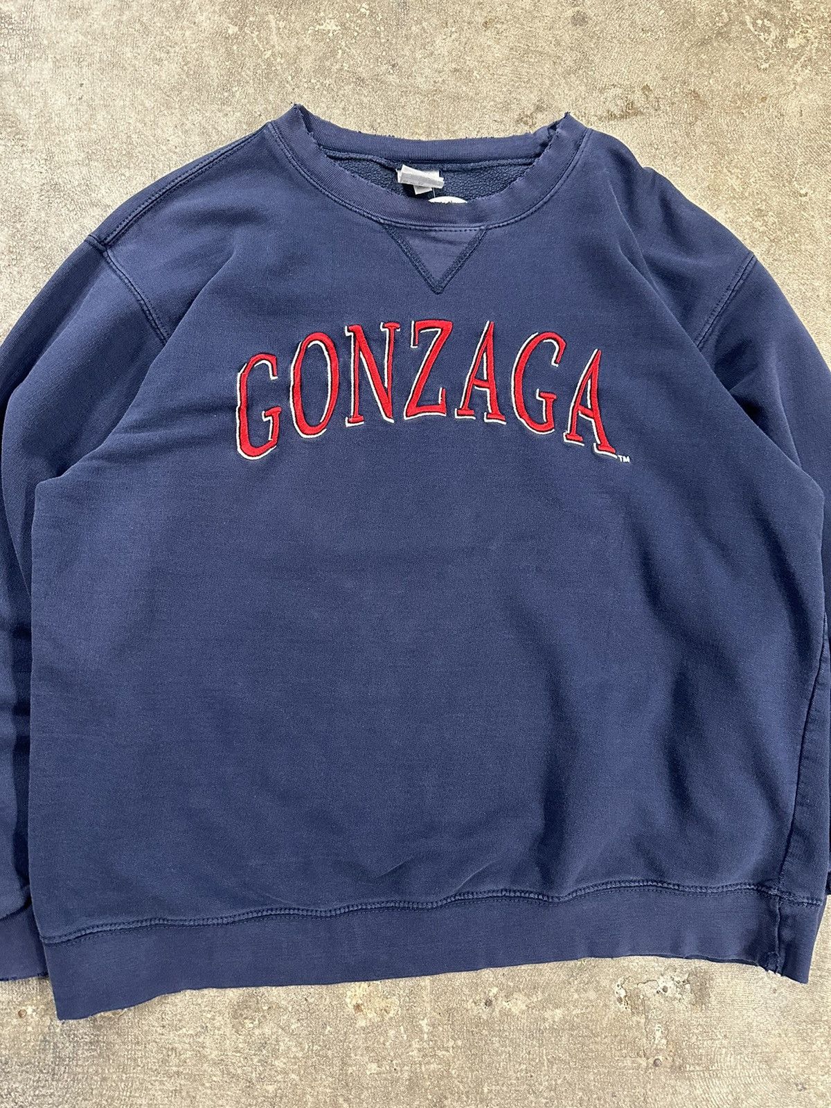 Vintage Crazy Y2K Gonzaga Bulldogs Collegiate Spell Out Sweatshirt Size US M / EU 48-50 / 2 - 3 Thumbnail