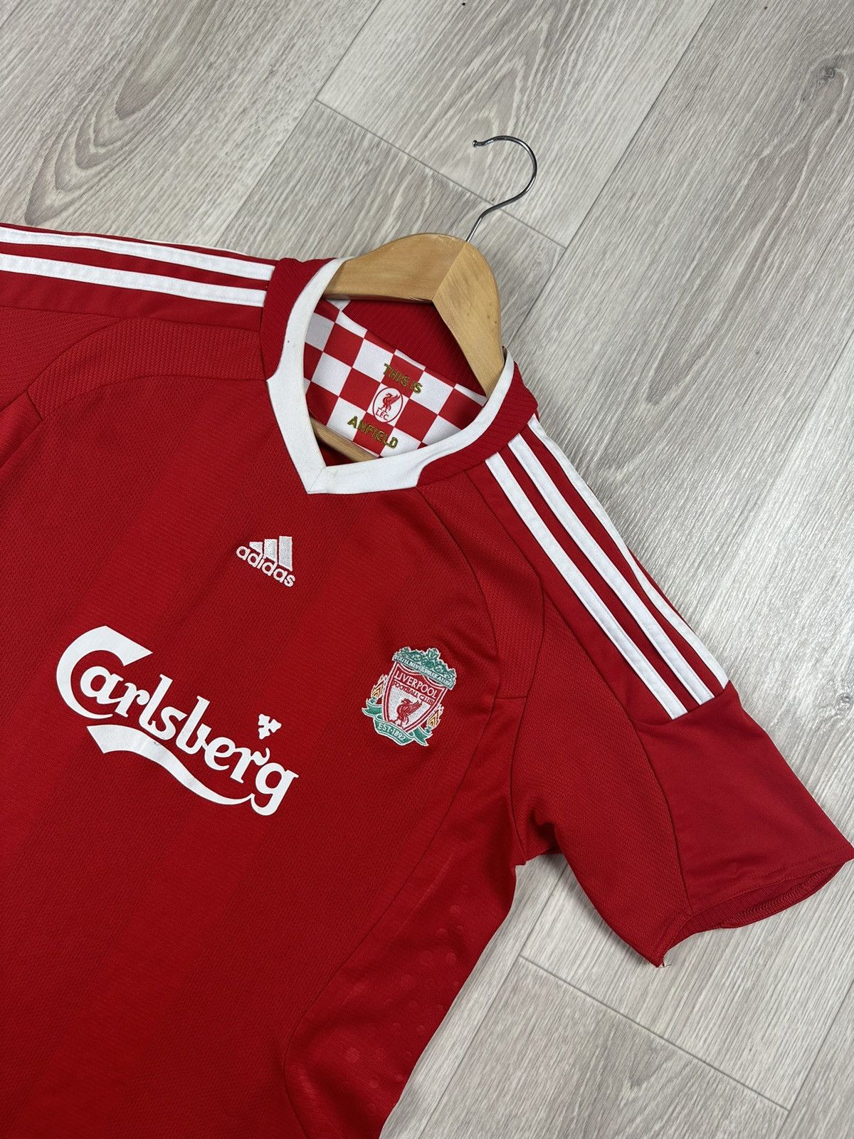 Adidas Adidas Liverpool 2008-2010 Home Soccer Jersey T-Shirt Size US S / EU 44-46 / 1 - 2 Thumbnail