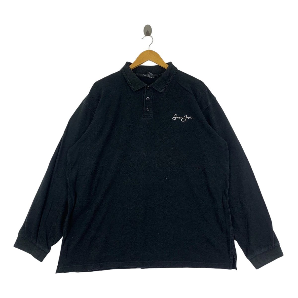 Vintage SEAN JOHN HIP HOP Embroidered Baggy Polo Tee Shirt