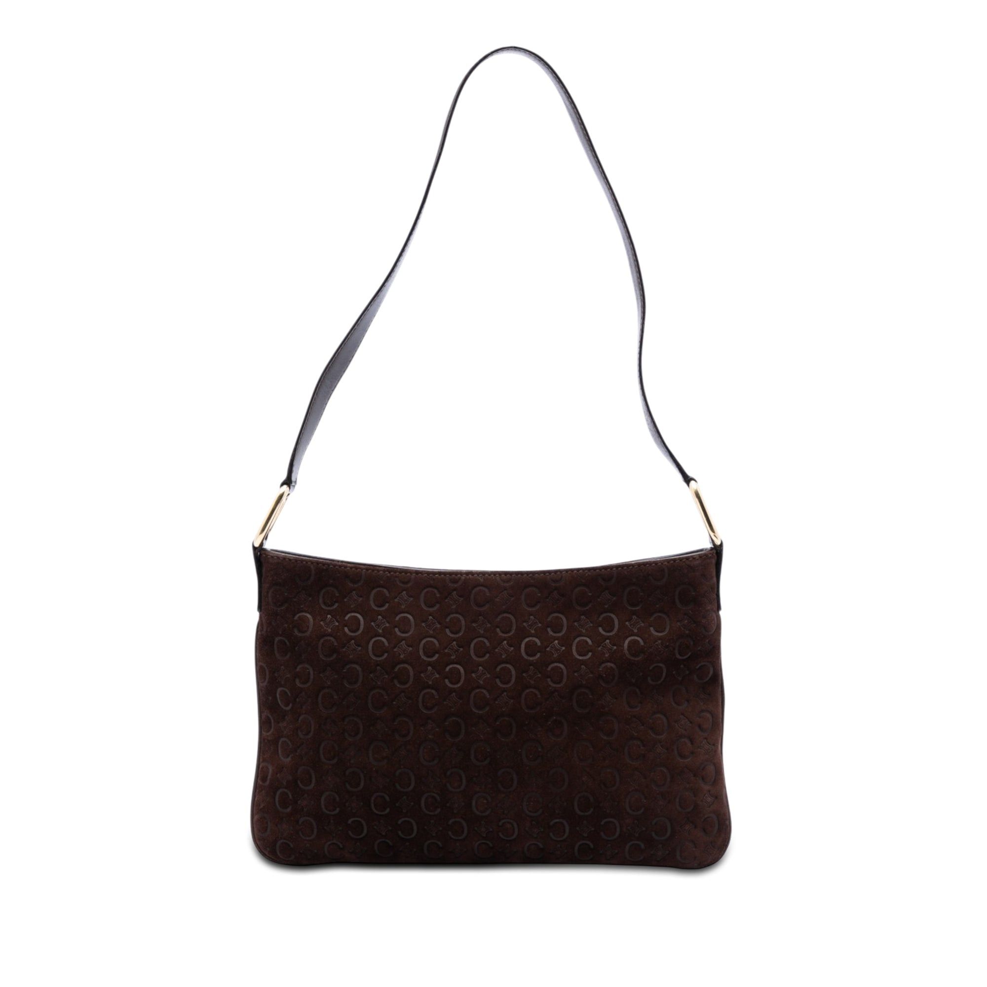 Celine C Macadam Suede Shoulder Bag Size ONE SIZE - 1 Thumbnail
