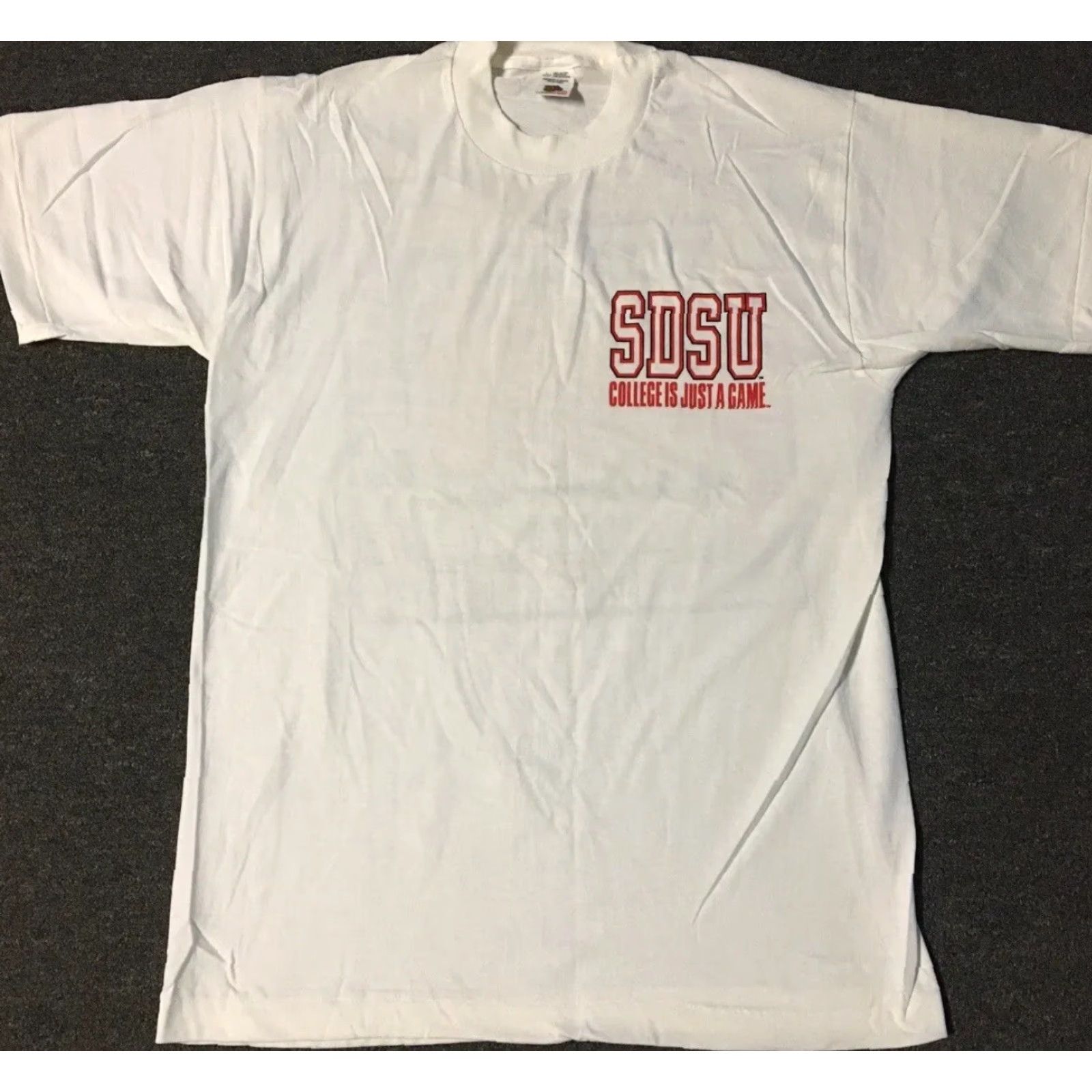 Vintage VINTAGE San Diego State University SDSU Bored Of Education Monopoly Parody Shirt L Mens White 90s College Comedy Fans Size US L / EU 52-54 / 3 - 2 Thumbnail