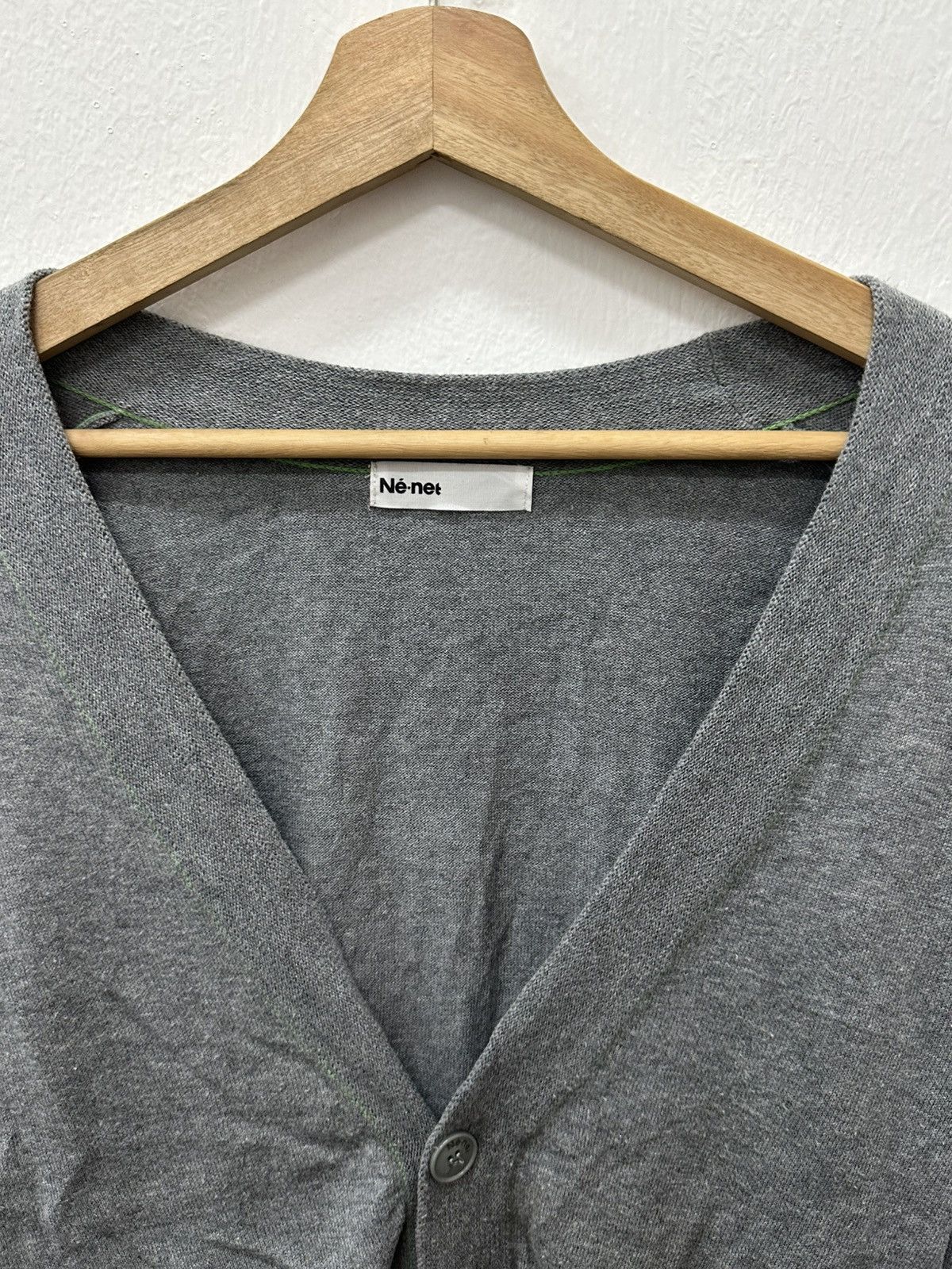 Issey Miyake Issey Miyake Ne-Net Grey Button Cardigan Knitted Size US S / EU 44-46 / 1 - 3 Thumbnail