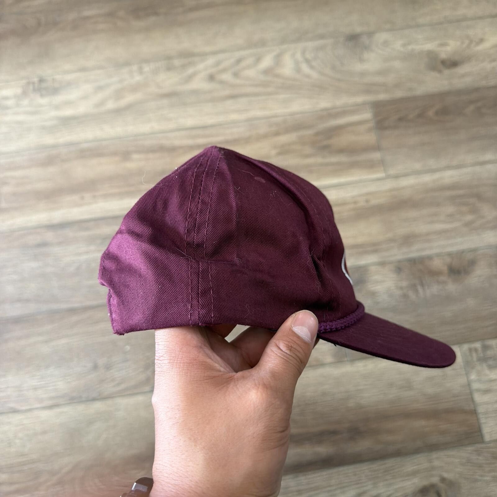 Other Vintage 90s RotaDyne ideal Maroon Snapback Rope Hat Size ONE SIZE - 3 Thumbnail
