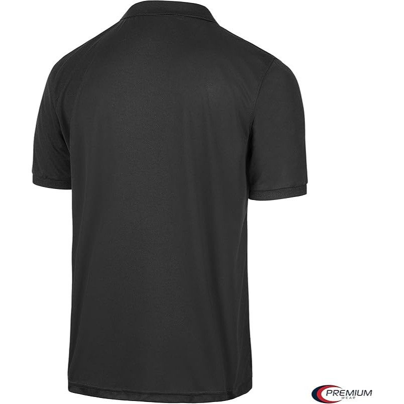Premium Co. Premium Wear Mens Polo XL Black Moisture Wicking New Size US M / EU 48-50 / 2 - 5 Thumbnail