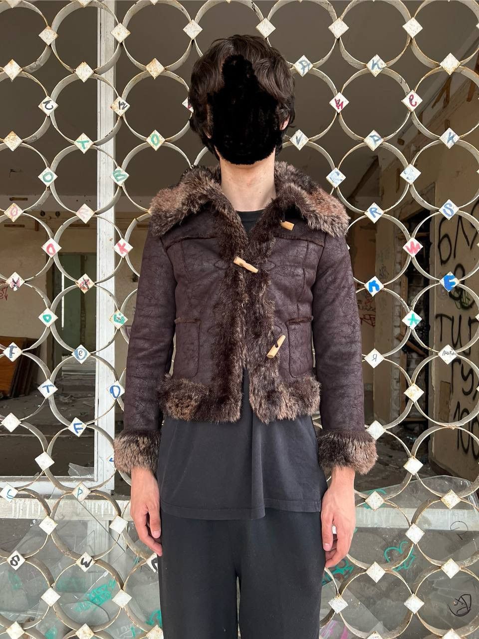Vintage Vintage y2k Asymmetrical G.O.A Style Fur Bomber Jacket Size US S / EU 44-46 / 1 - 2 Thumbnail