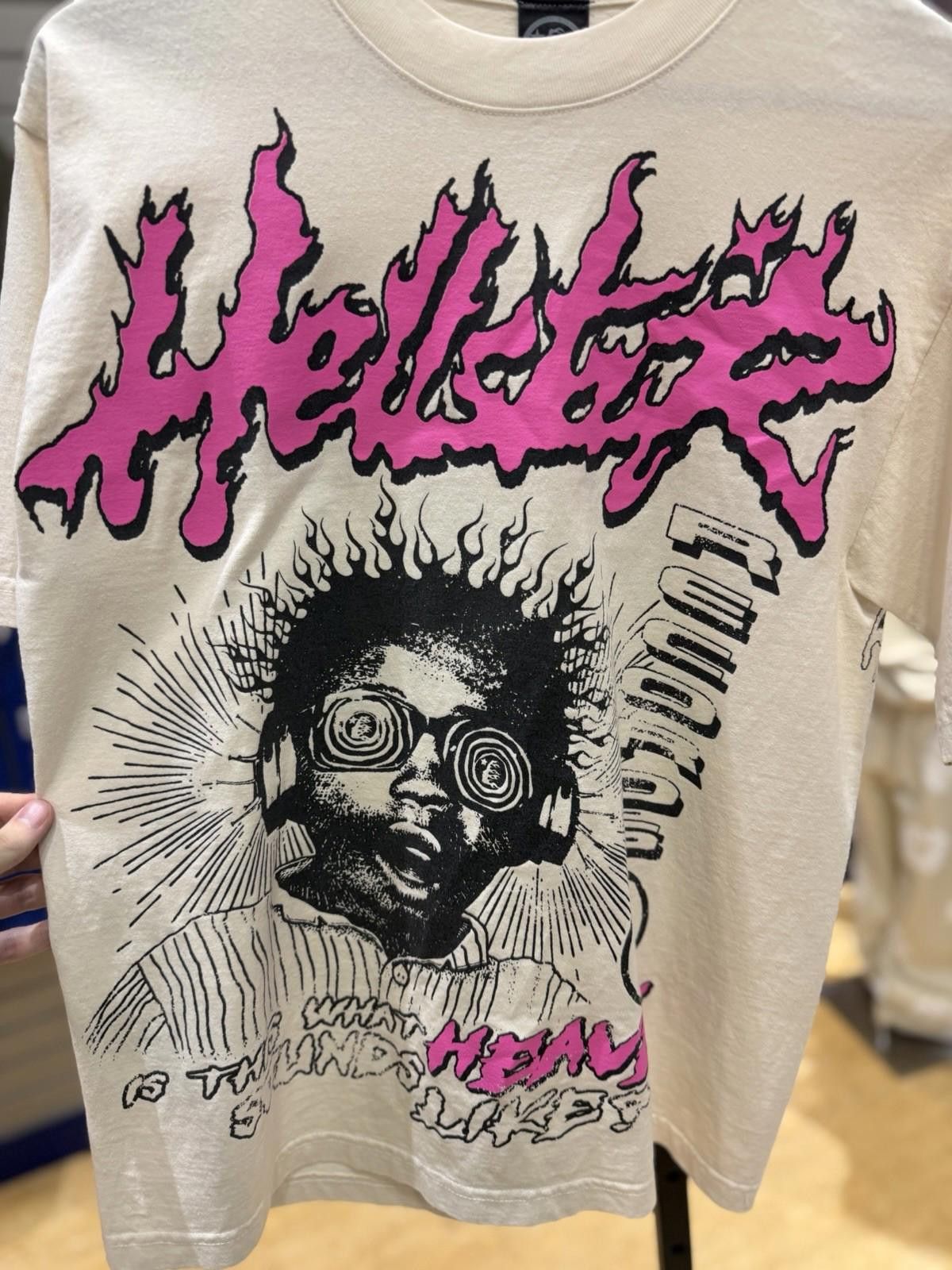 HELLSTAR Hellstar Men's Pink White T-Shirt Size (Small) Authentic Size US S / EU 44-46 / 1 - 5 Thumbnail