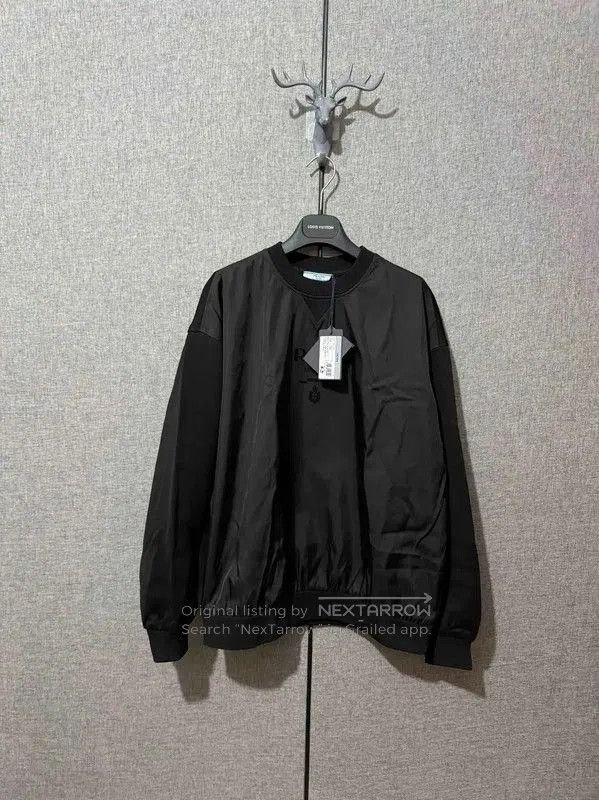 Prada Prada Embroidered Logo Black Sweatshirt. Size US S / EU 44-46 / 1 - 1 Thumbnail