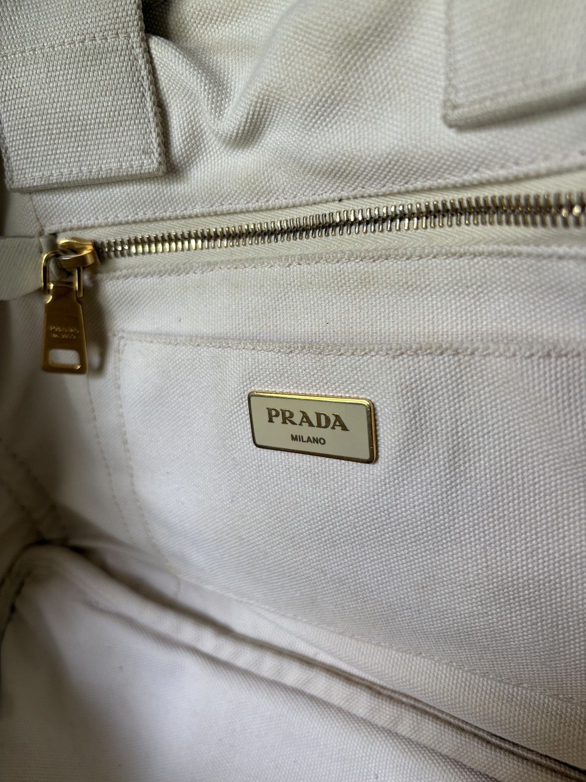 Prada Iconic Medium Prada Canapa Size ONE SIZE - 8 Thumbnail