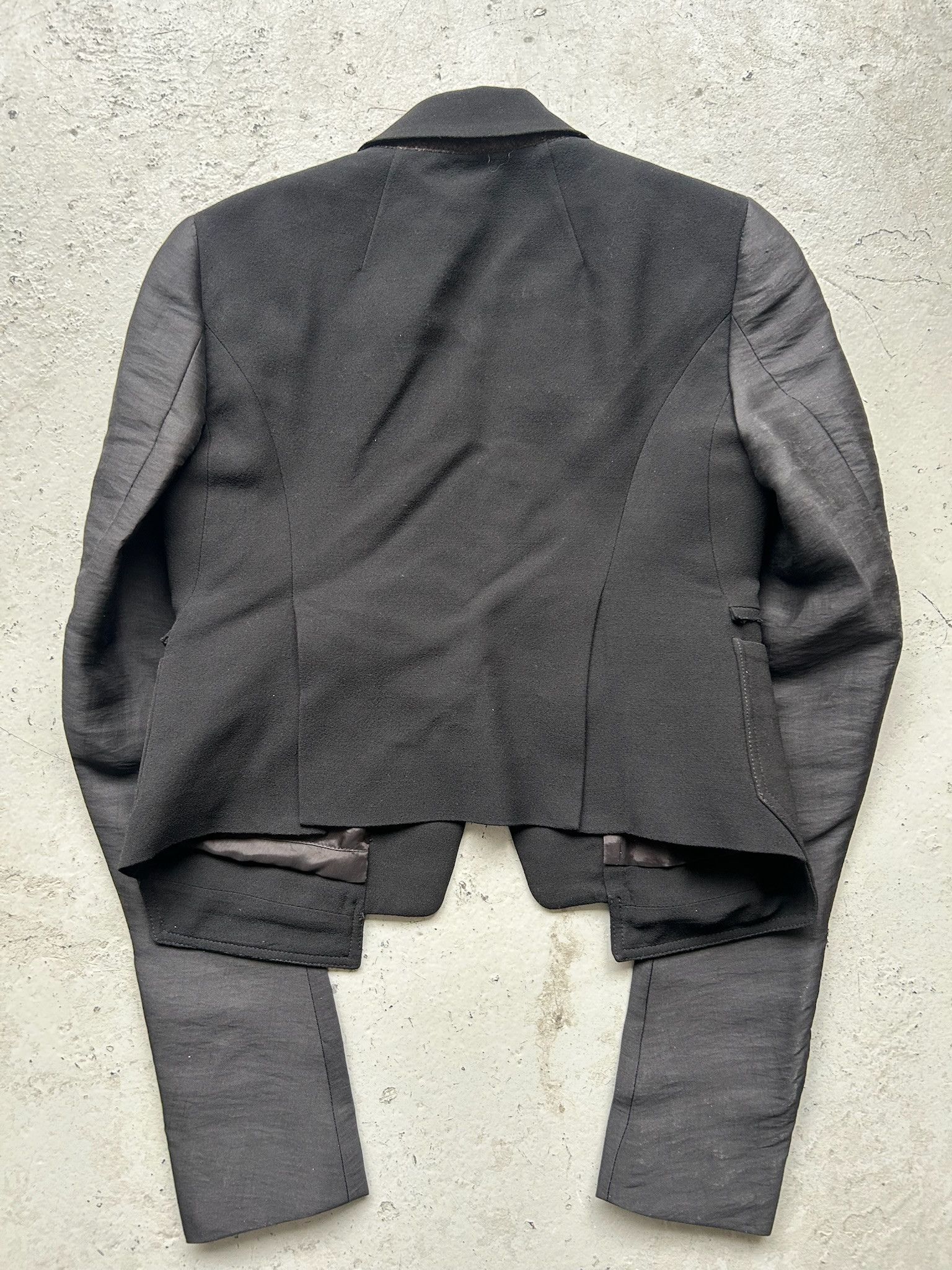 Rick Owens Rick Owens FW19 LARRY Black Blazer Size US S / EU 44-46 / 1 - 3 Thumbnail