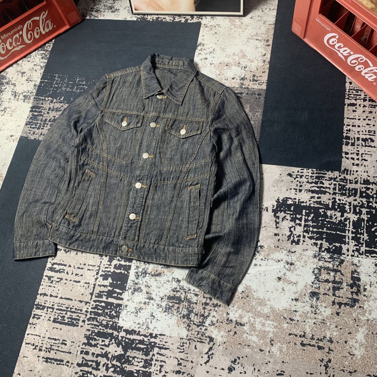 Japanese Brand Comme Ca Du Mode Men Trucker Jacket Size US L / EU 52-54 / 3 - 3 Thumbnail