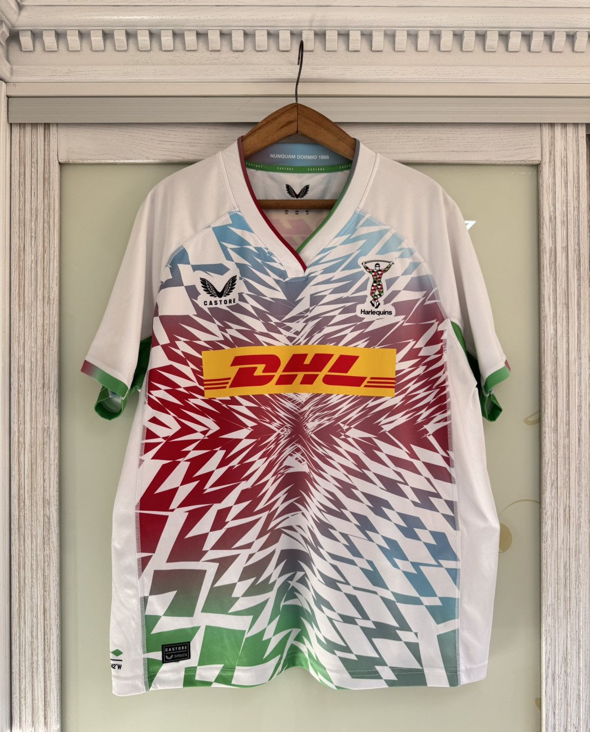 Castore Harlequins 2024-2025 Away Rugby Jersey Kit Shirt Size US XXL / EU 58 / 5 - 1 Thumbnail