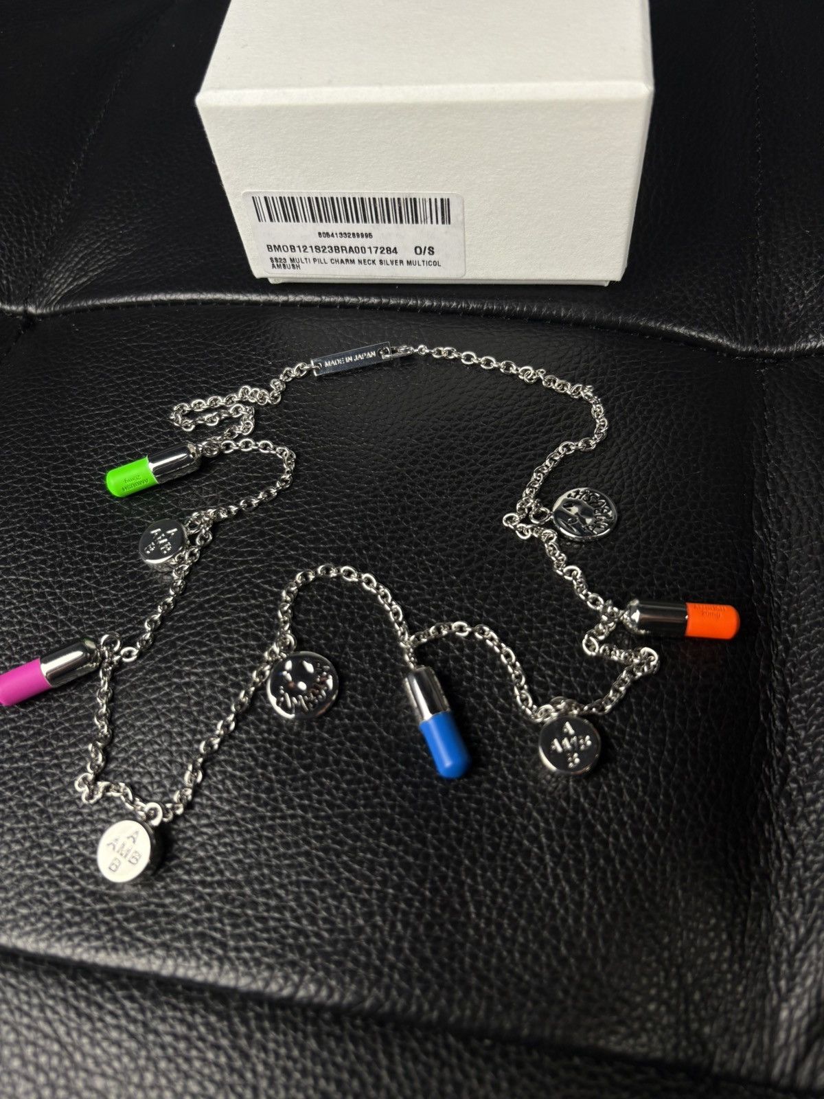 Ambush Design Ambush multi pill charm necklace silver multicolour Size ONE SIZE - 7 Thumbnail