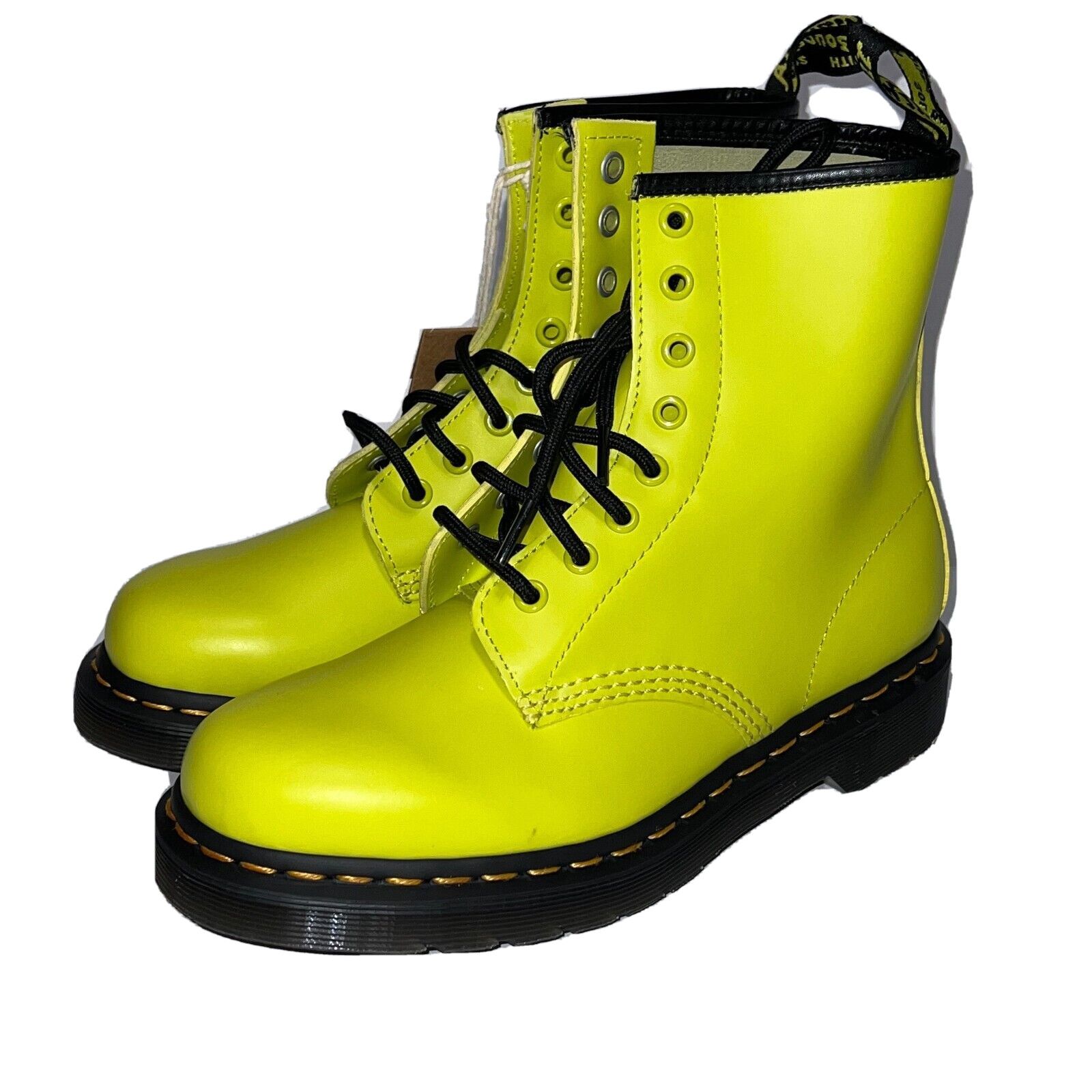 Dr. Martens Dr Martens 1460 8 Eye Combat Boots Yellow Women's Size 7 Size US 7 / IT 37 - 7 Thumbnail
