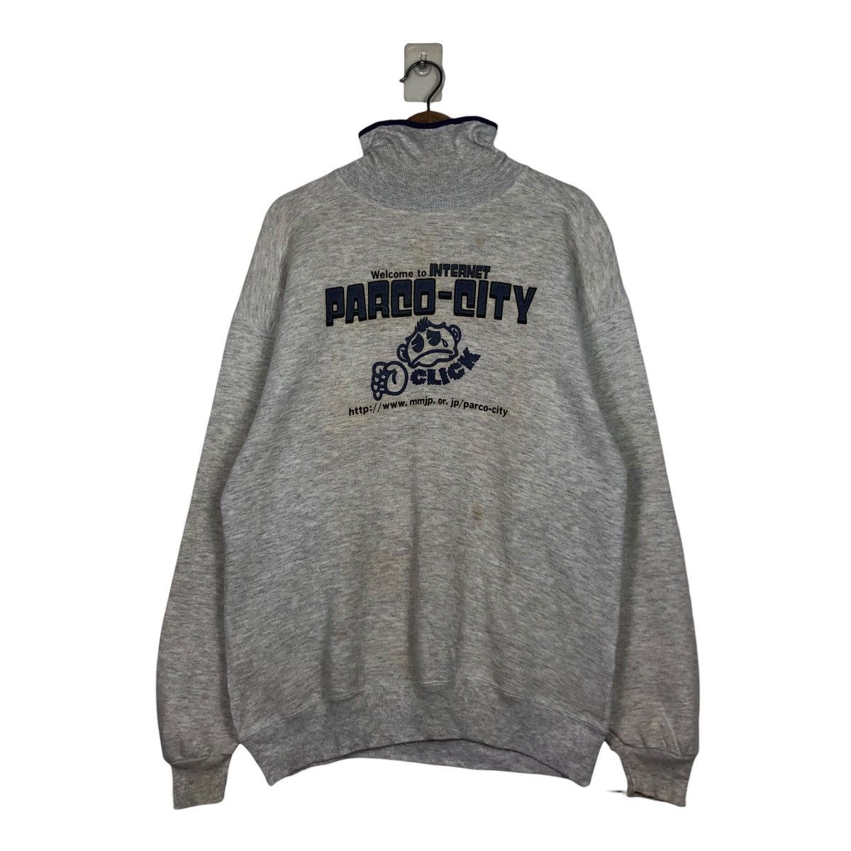 Japanese Brand × Vintage 📌Vintage Sweatshirt Parco City Made in Usa Big Logo Size US L / EU 52-54 / 3 - 2 Thumbnail