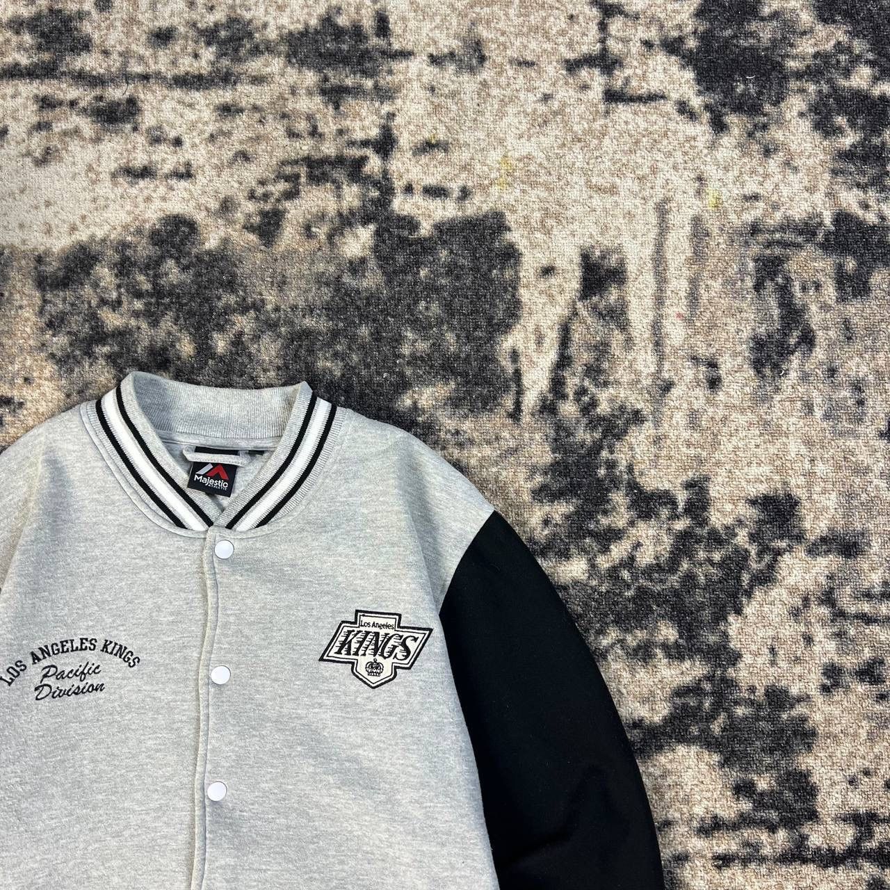 Majestic Majestic Los Angeles Kings Hockey Button Up Bomber Jacket Size US M / EU 48-50 / 2 - 2 Thumbnail