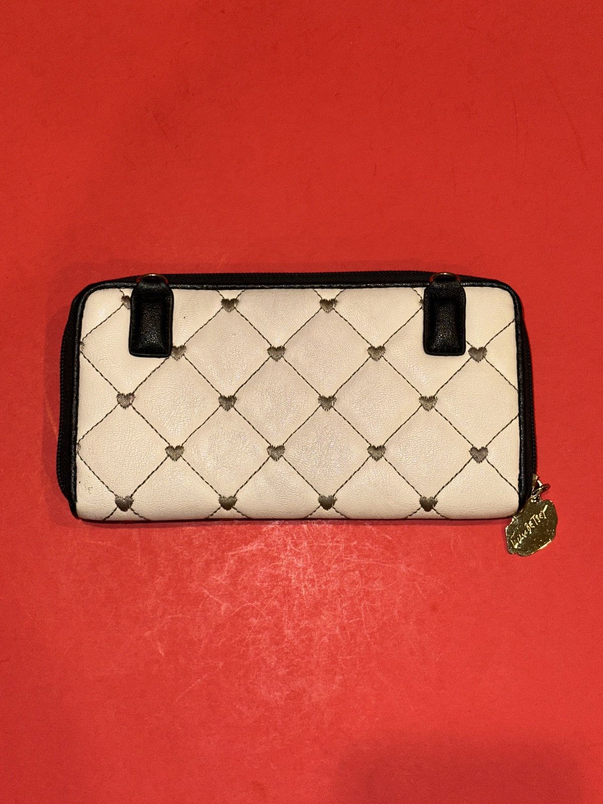 Betsey Johnson Luv Betsey By Betsey Johnson Embroidered Hearts Long Wallet Size ONE SIZE - 5 Thumbnail