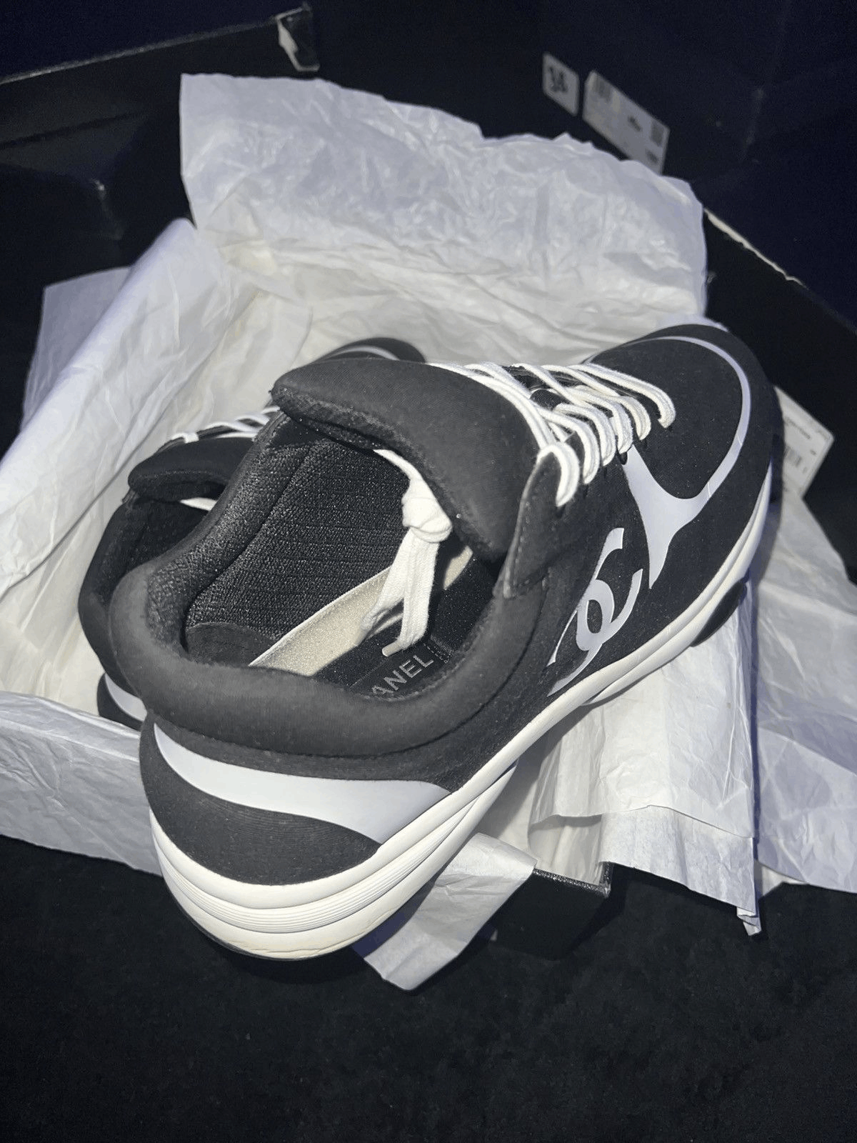 Chanel Chanel CC Trainer “BlackWhite” Size US 11 / EU 44 - 6 Thumbnail
