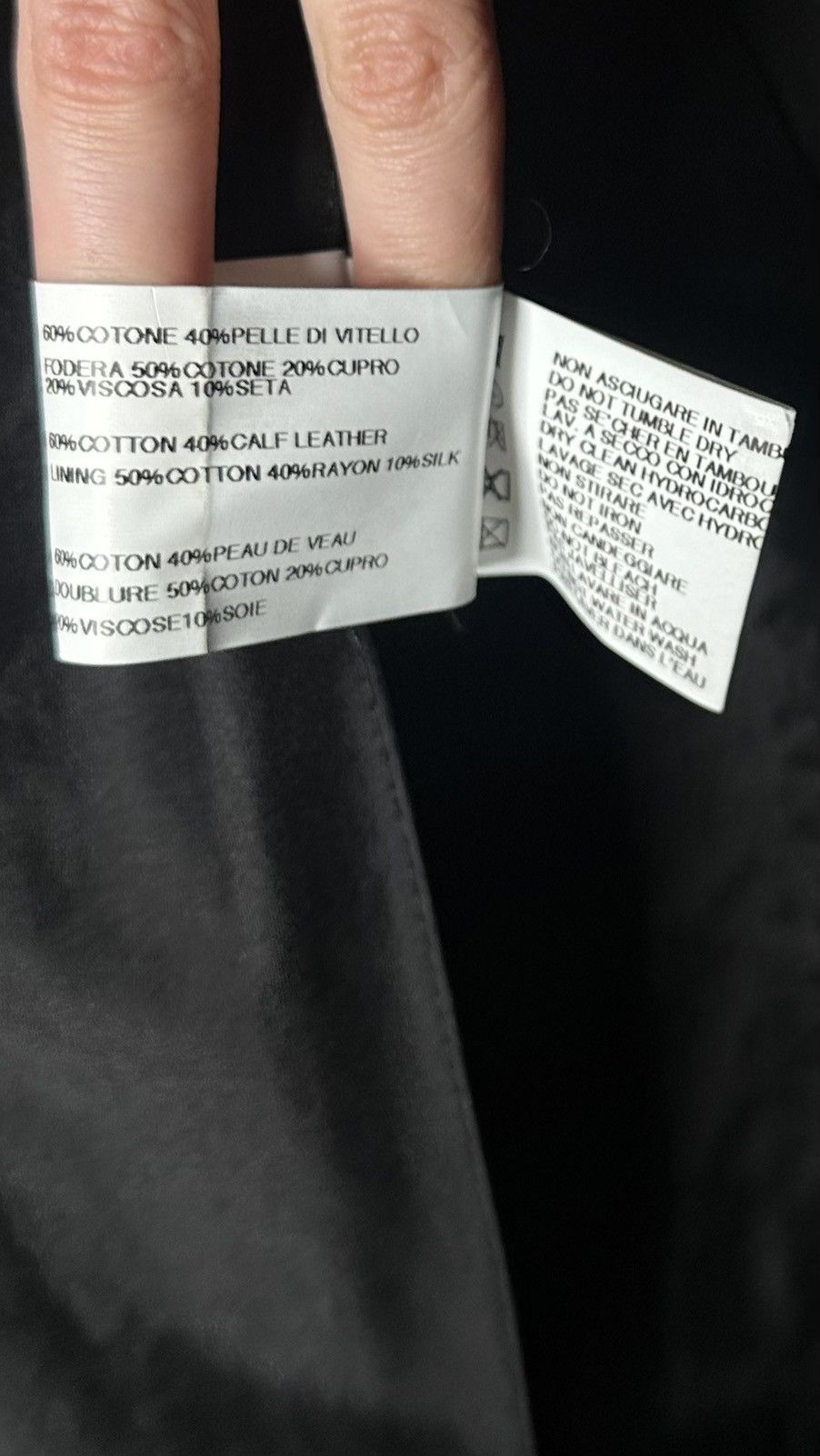 Rick Owens Coat with leather sleeves Size US L / EU 52-54 / 3 - 3 Thumbnail