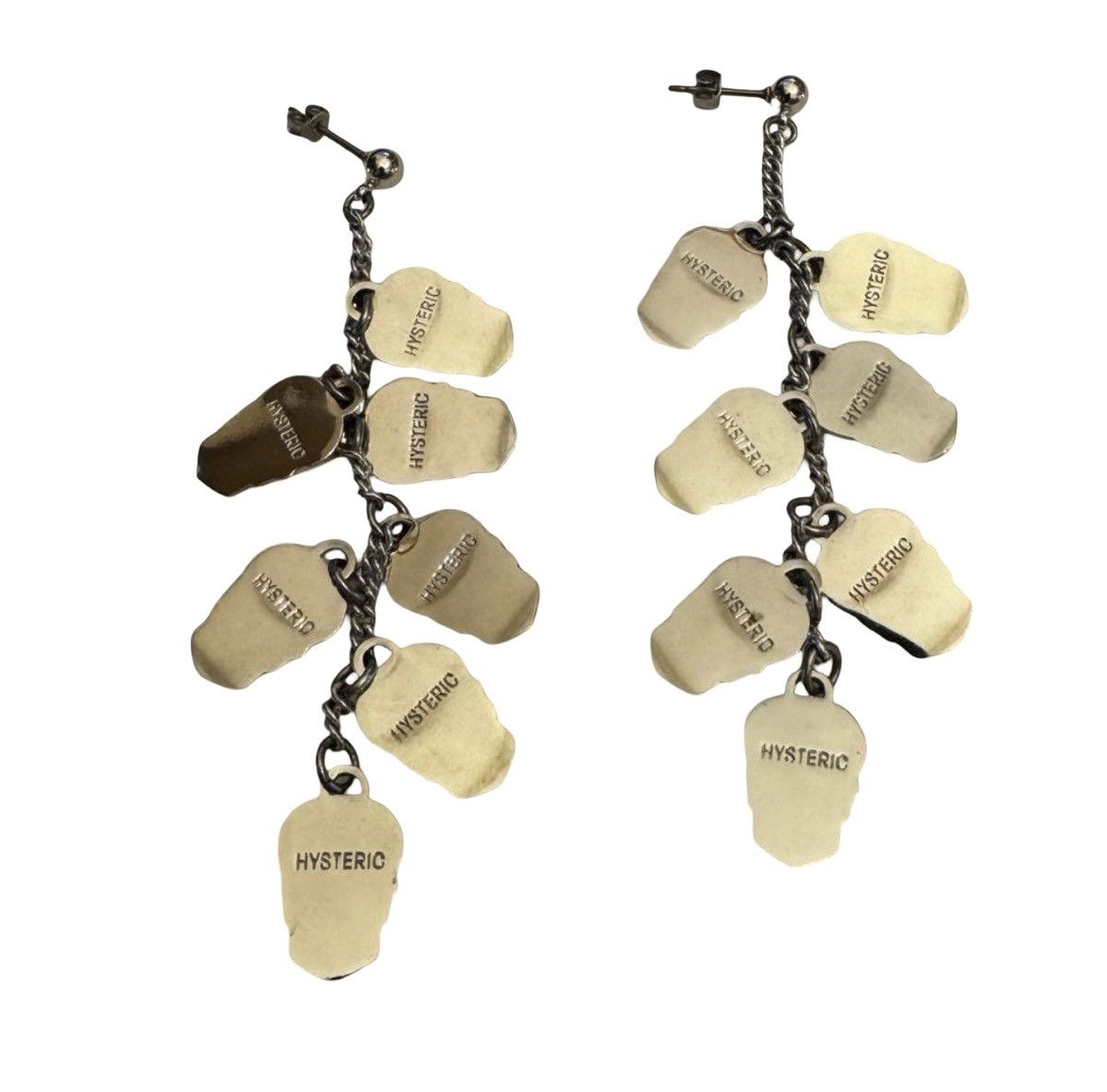 Hysteric Glamour Hysteric Glamour Archival Multi-Skull Logo Dangle Earrings Size ONE SIZE - 2 Thumbnail
