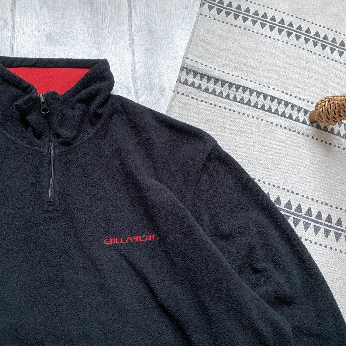 Billabong 🏔️ Vintage 90s Billabong Fleece Boxy sweatshirt polartec Size US L / EU 52-54 / 3 - 4 Thumbnail