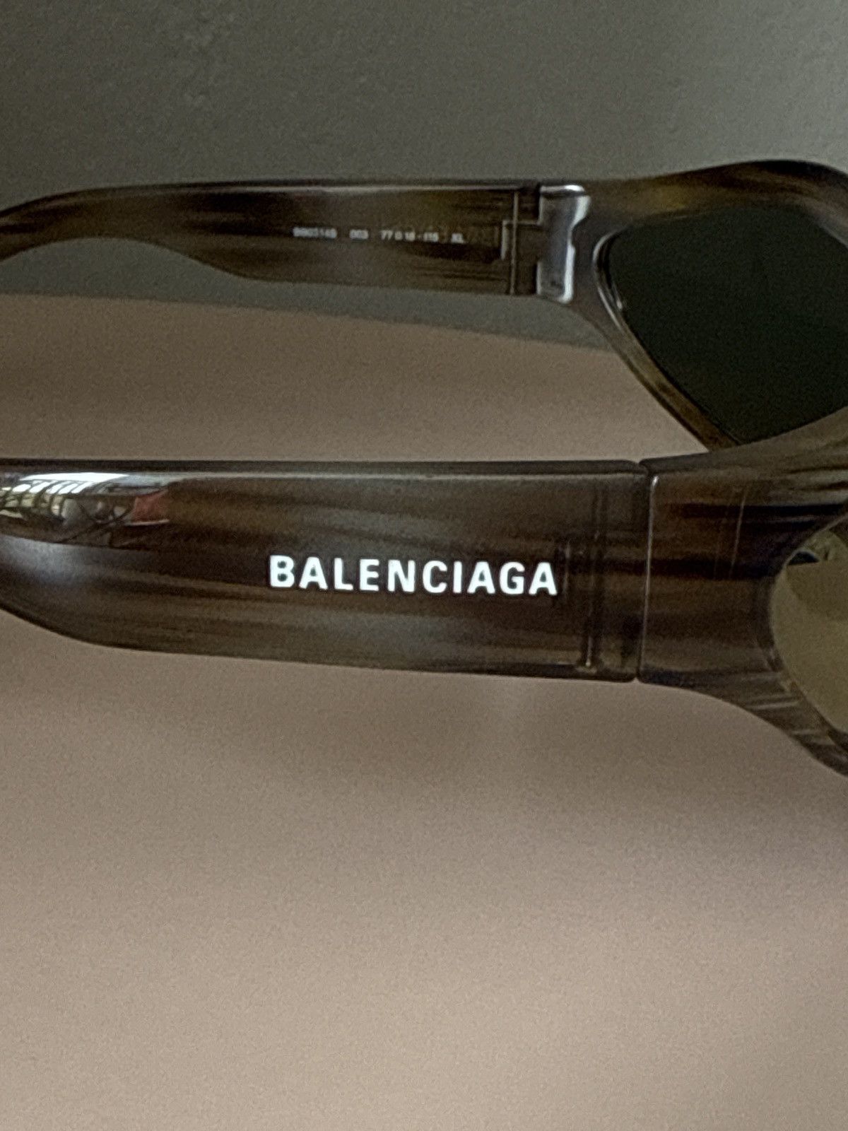 Balenciaga Balenciaga Fennec Oval Sunglasses Size ONE SIZE - 6 Thumbnail
