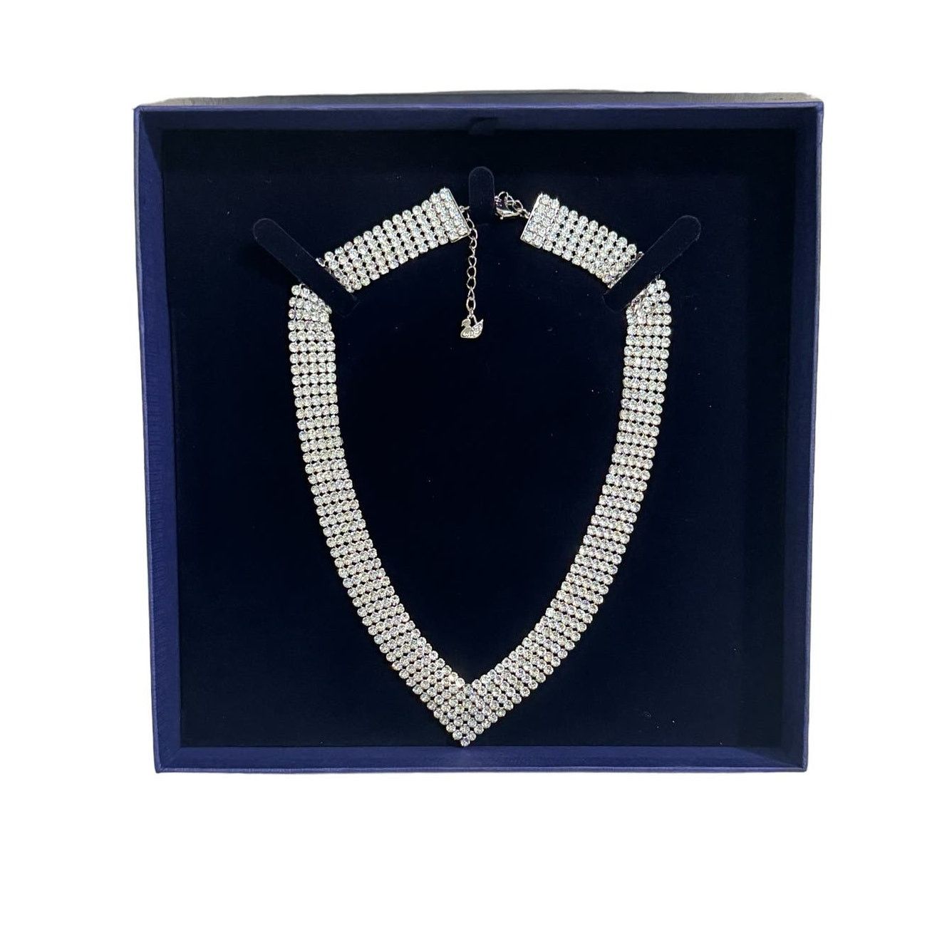 Swarovski Swarovski FIT MESH Necklace, White, Palladium plated new Size ONE SIZE - 2 Thumbnail