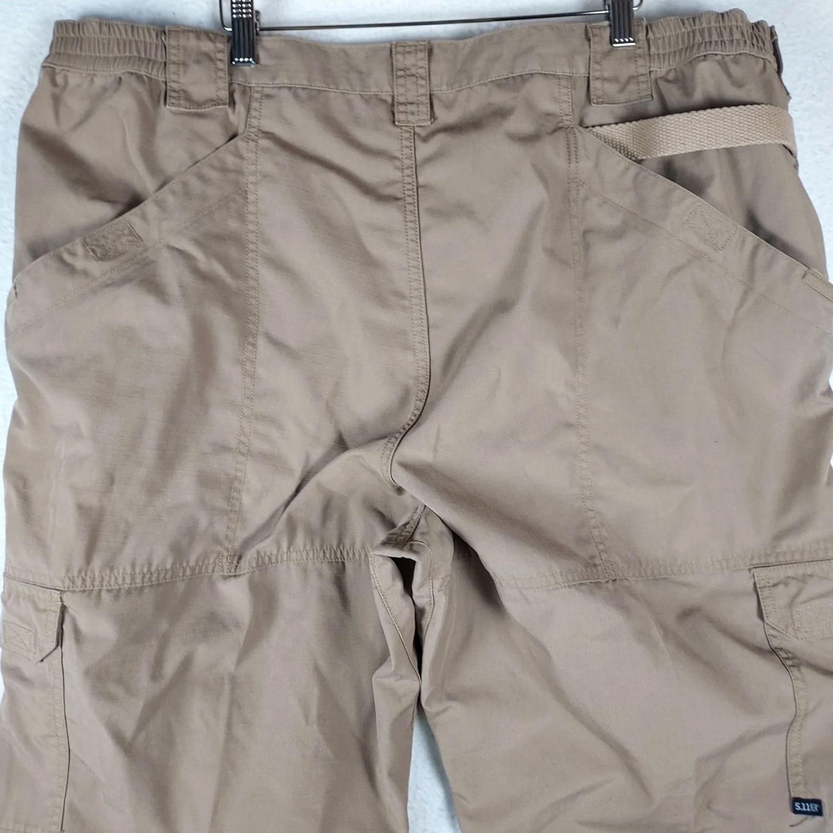 Vintage 5.11 Tactical Pants 44x34 Men’s Khaki Tan Cargo Military Workwear Canvas Cotton Pocket Straight Flat Front Regular Fit Size US 44 / EU 60 - 6 Thumbnail