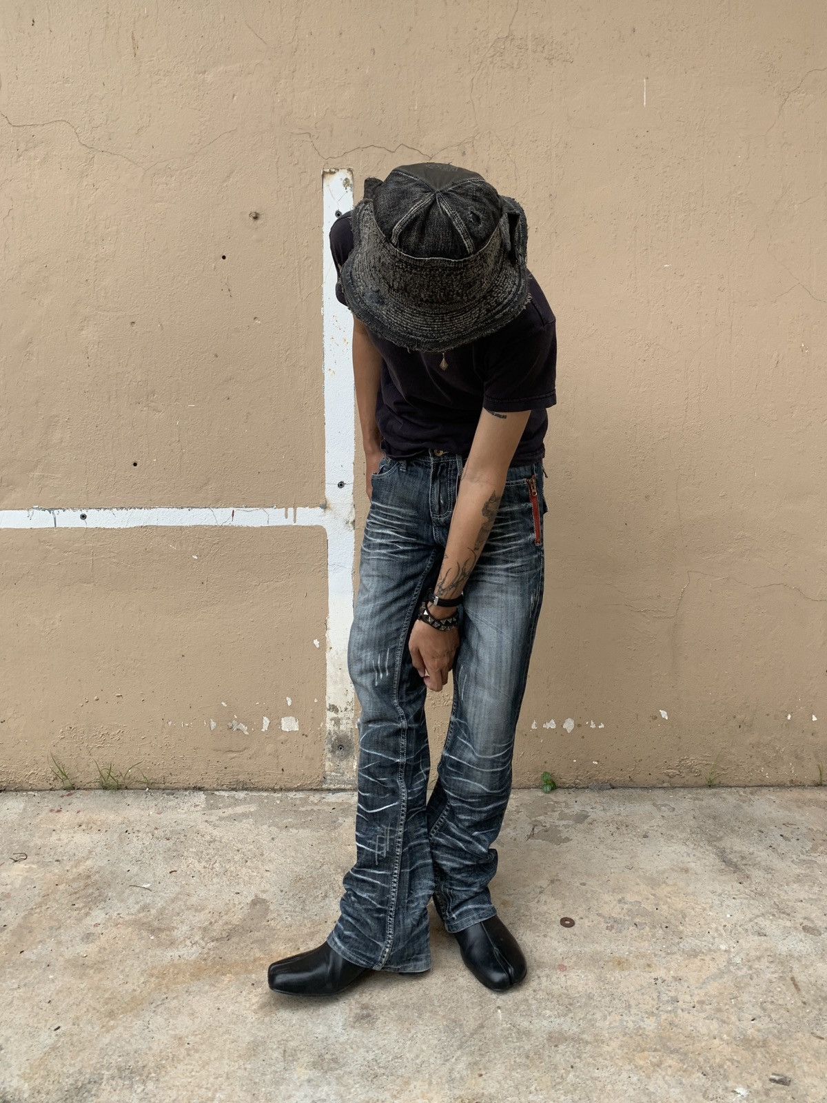 semanticdesign Archive* Semantic design Washed Multiple Pocket/Zipper Pants Size US 29 - 3 Thumbnail