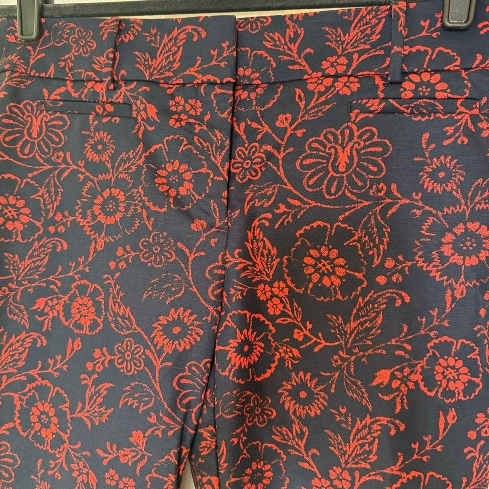 Loft LOFT Marisa Floral Riviera Ankle Pants Size 8 Size 30" / US 8 / IT 44 - 5 Thumbnail