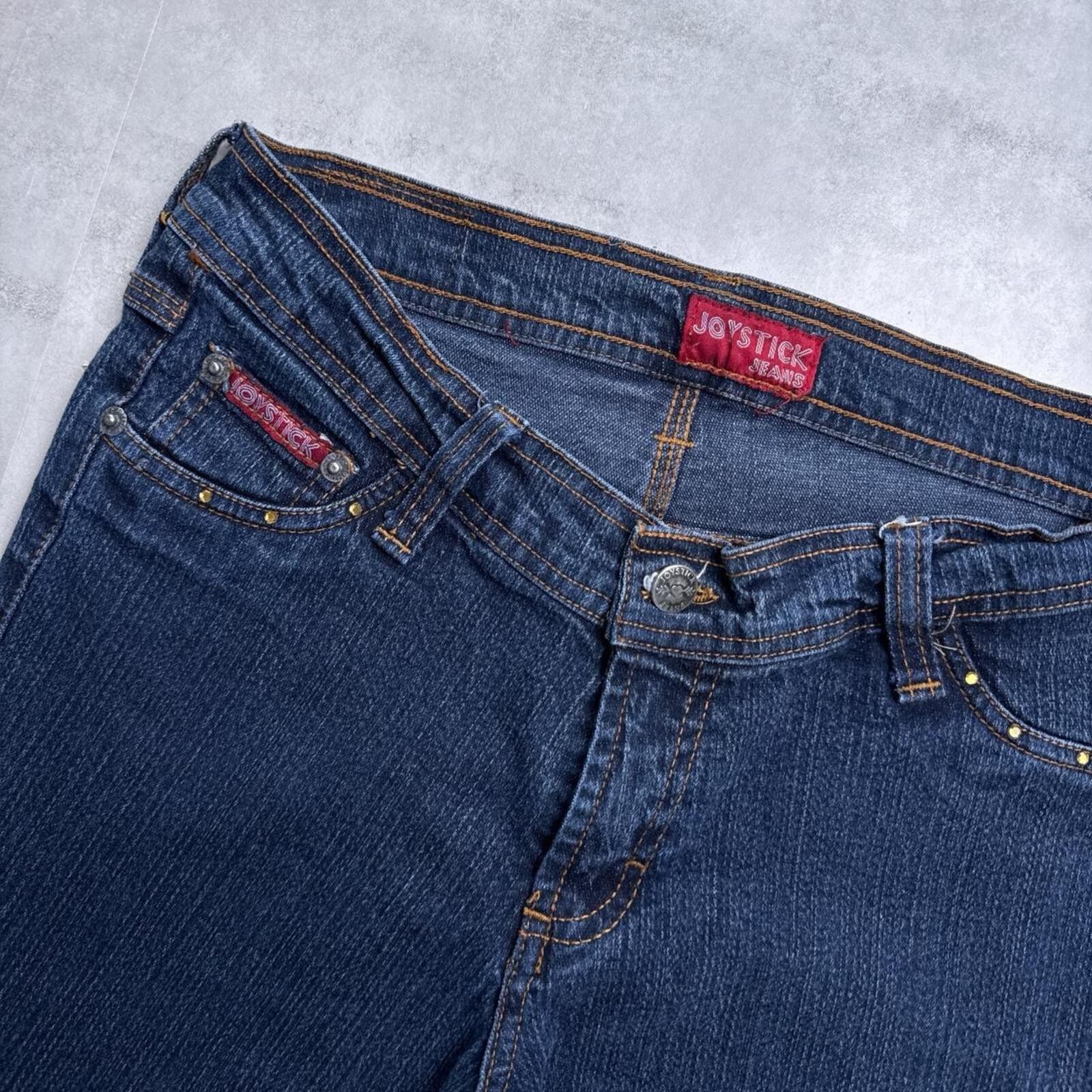 Other Y2K Joystick 00s Blue Flared Denim Jeans Size 30" / US 8 / IT 44 - 5 Thumbnail