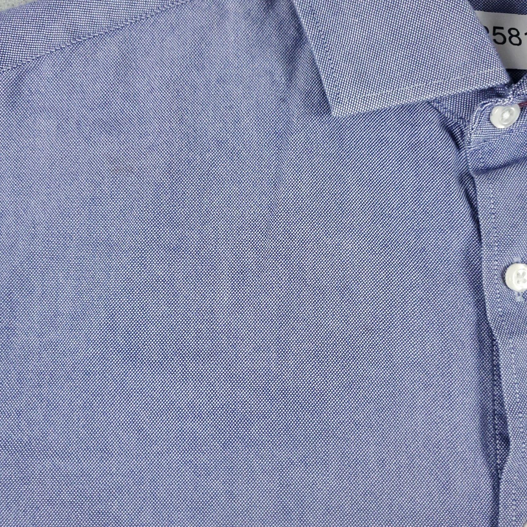 Tommy Hilfiger Tommy Hilfiger Shirt Men's Button-Up Collared Long Sleeve Blue Casual Formal Workwear Party/Cocktail Travel Wedding Button Up Size US M / EU 48-50 / 2 - 6 Thumbnail