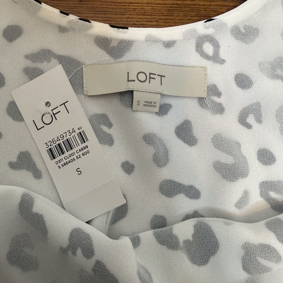 Loft LOFT Black and White Leopard Print Camisole Size S / US 4 / IT 40 - 4 Thumbnail