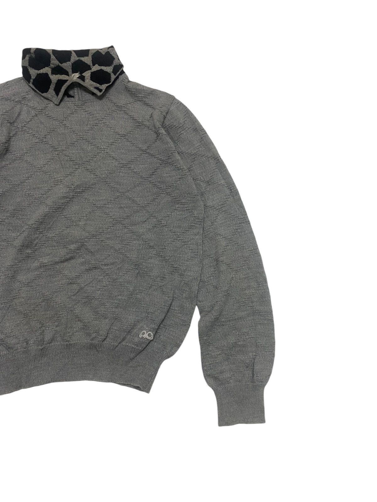 Courreges Vintage 80s Courreges Sport Wool Knit Sweater Size US S / EU 44-46 / 1 - 1 Thumbnail