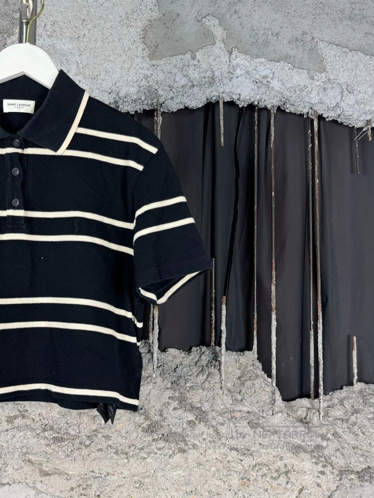 Saint Laurent Paris Striped Short. Size US M / EU 48-50 / 2 - 4 Thumbnail