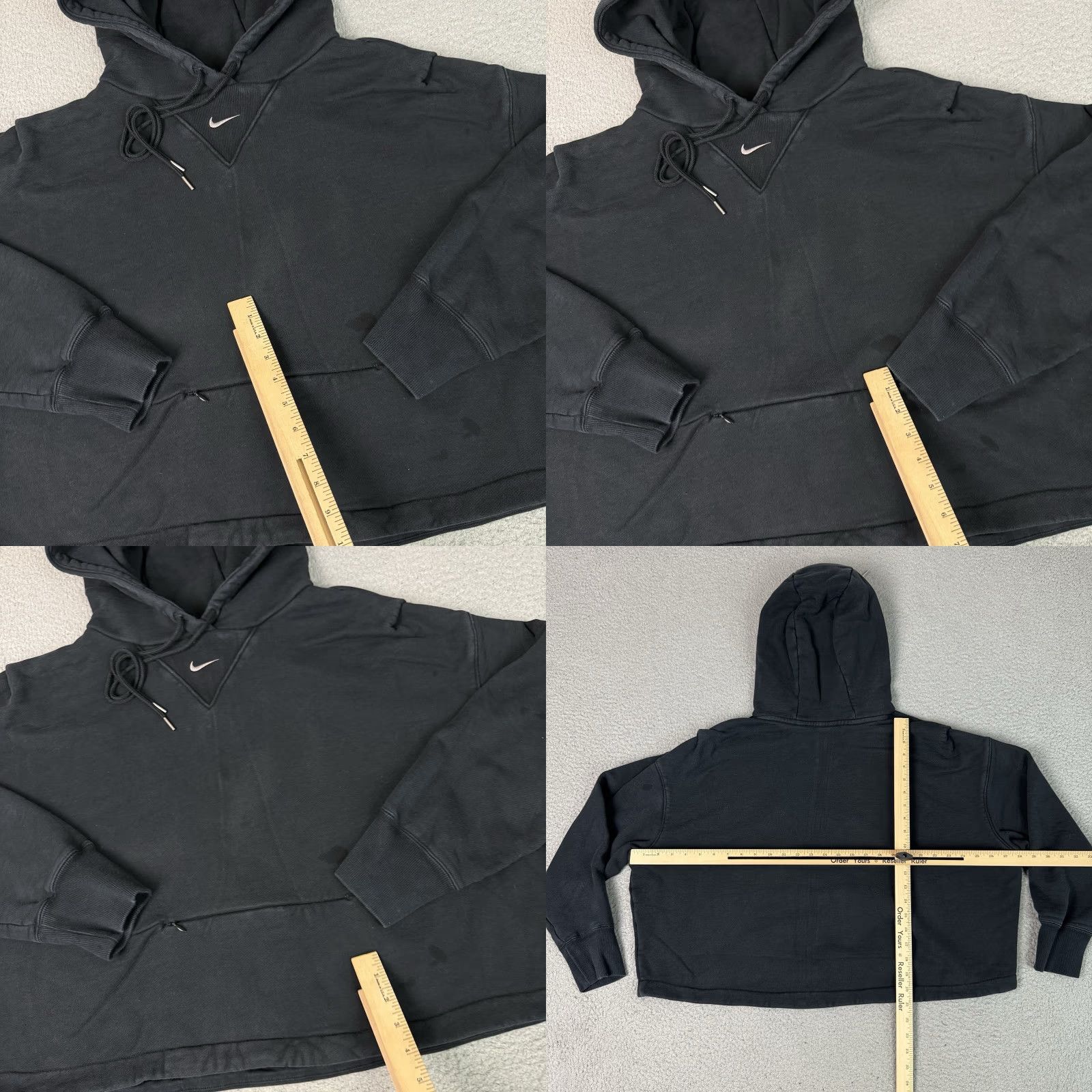 Nike Nike Sportswear Hoodie Womens 2XL Black Center Swoosh Oversized Pullover Casual Activewear Winter Fall Spring Womens Size XXL / US 16-18 / IT 52-54 - 8 Thumbnail