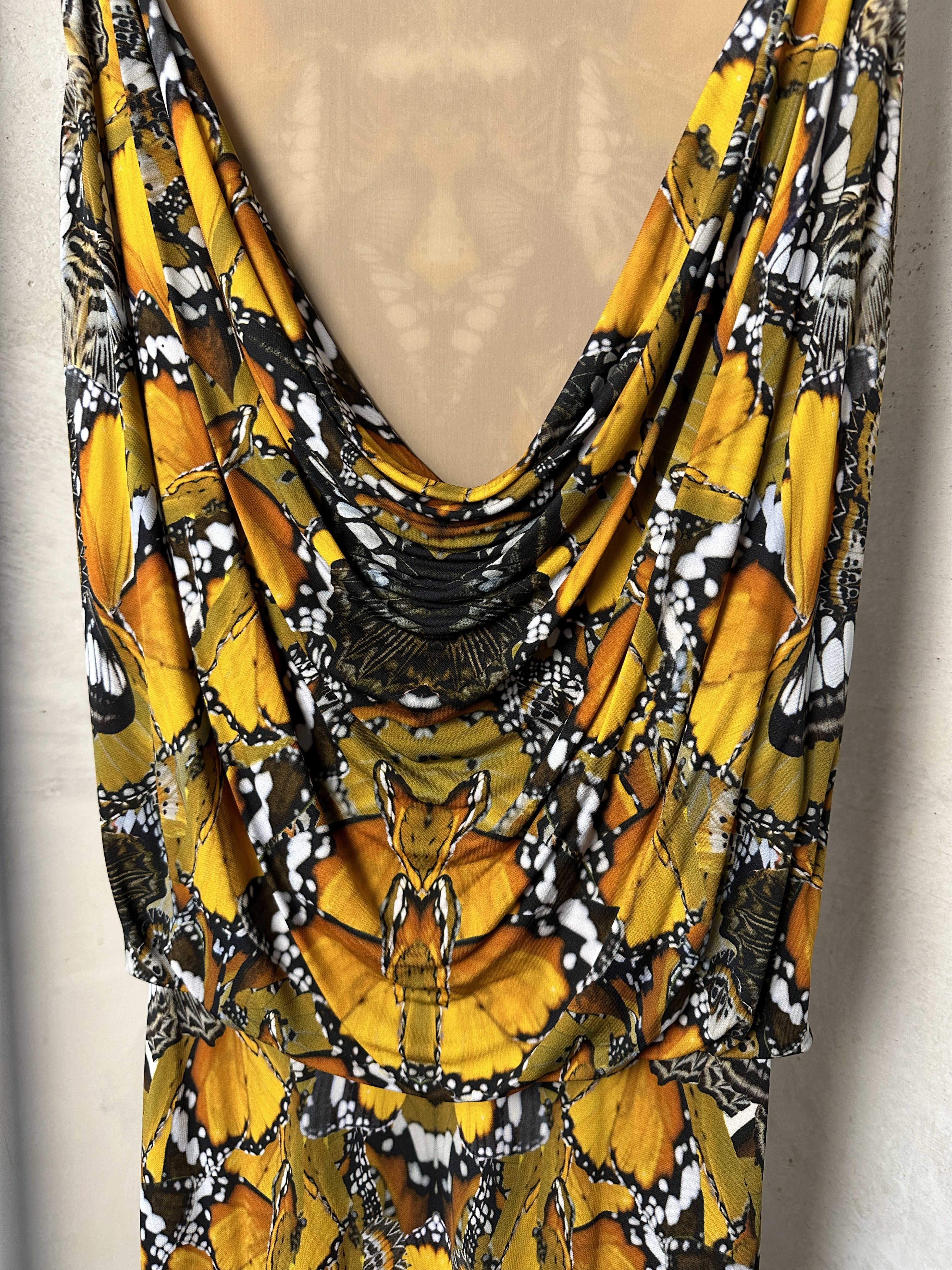 Alexander McQueen Alexander McQueen SS11 Butterfly Midi Dress Size S / US 4 / IT 40 - 11 Thumbnail
