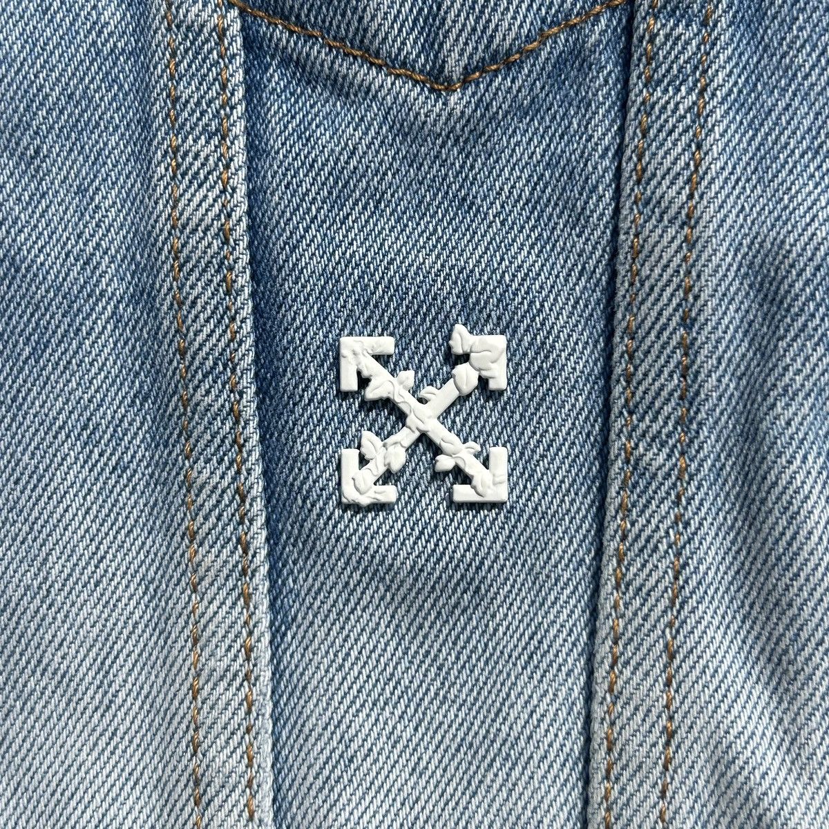 Off-White Off-White 19SS Impressionism Denim Jacket Size US S / EU 44-46 / 1 - 4 Thumbnail