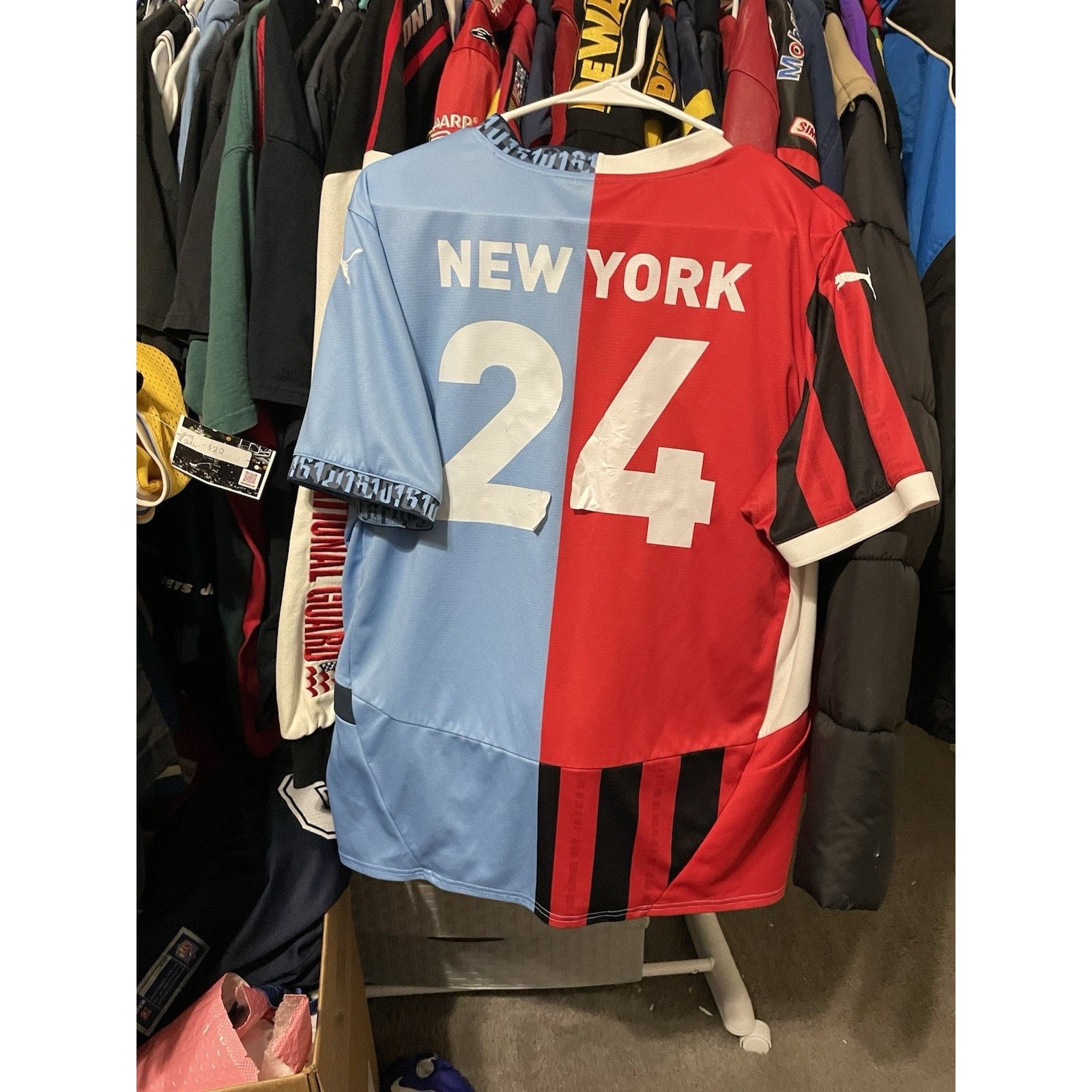 Puma Size L- RARE NYC Puma AC Milan and Man City RE:FIBRE jersey Size US L / EU 52-54 / 3 - 2 Thumbnail