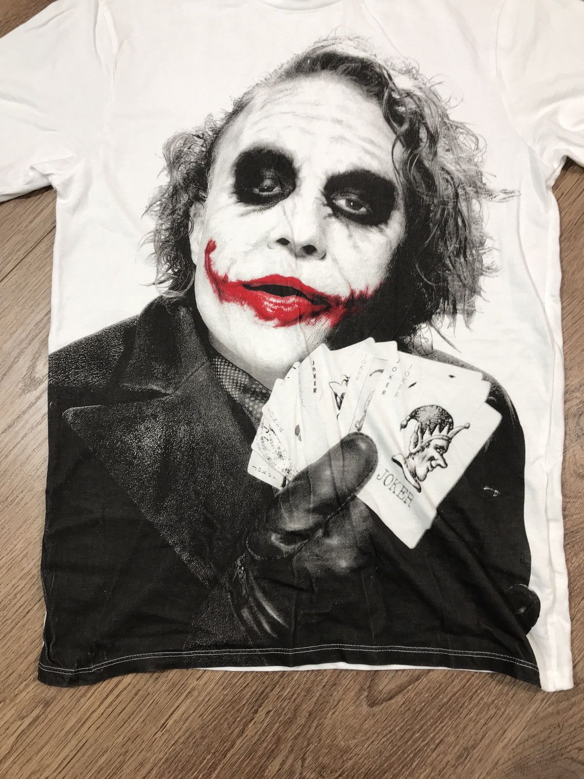 DC Comics × Vintage The Dark Knight Joker T Shirt Size US M / EU 48-50 / 2 - 2 Thumbnail