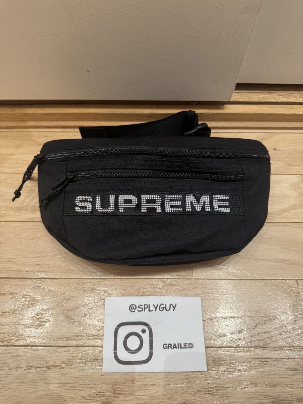 Supreme Supreme Field Waist Bag Black (SS23) | Grailed