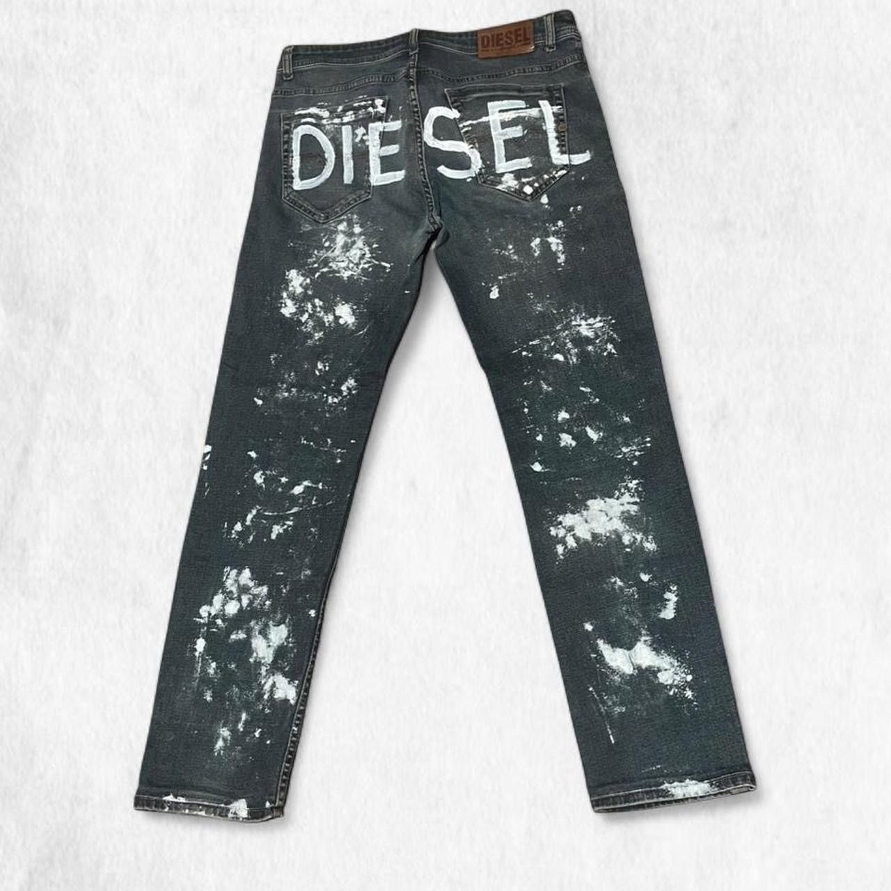Diesel Diesel straight leg painted jeans custom Size US 34 / EU 50 - 2 Thumbnail
