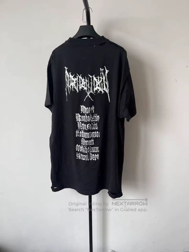 Balenciaga Balenciaga Letter Printed Short Sleeve Crew Neck T-Shirt, Size US S / EU 44-46 / 1 - 2 Thumbnail