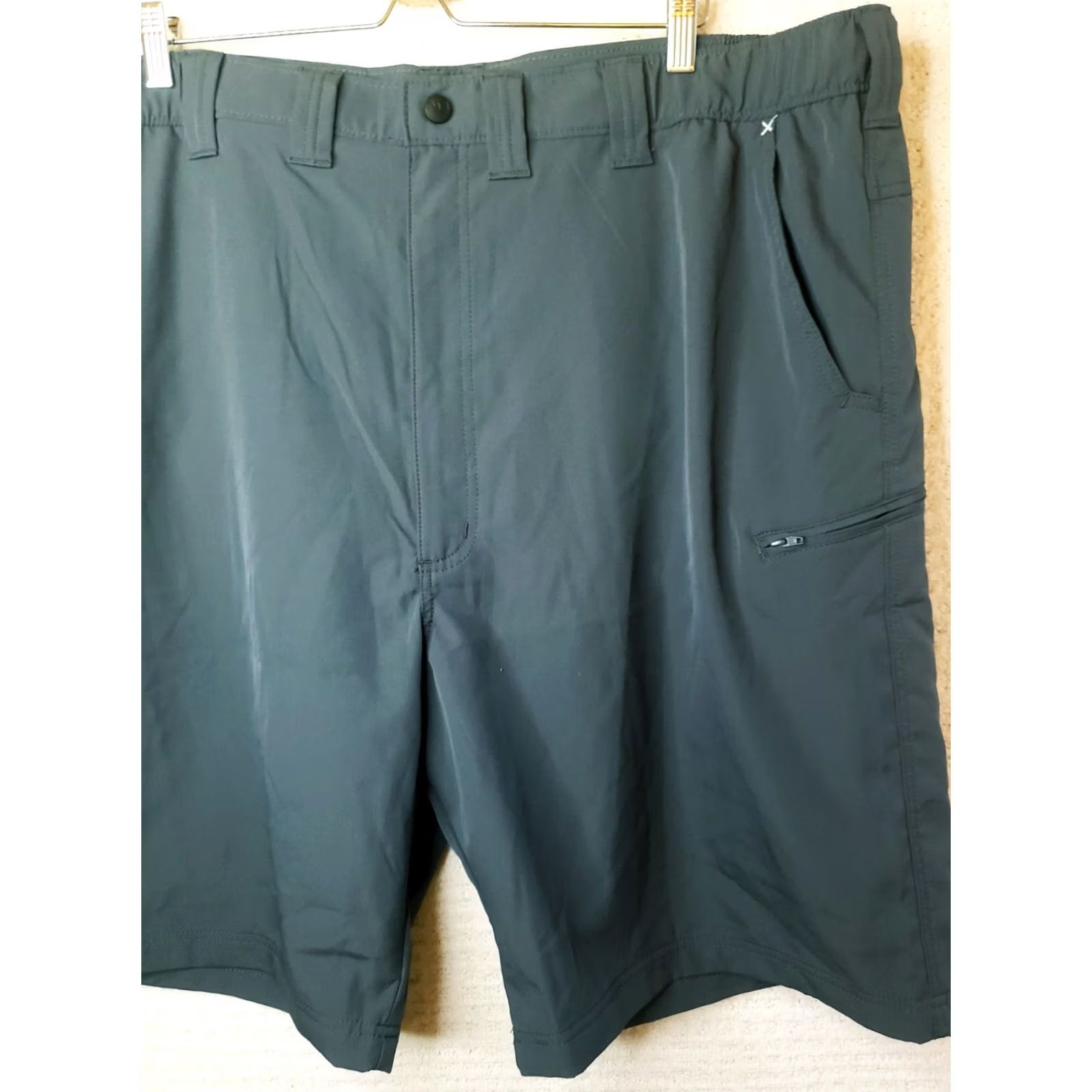 Wrangler Wrangler Outdoor Polyester Hiking Shorts Dark Gray Elastic Waist Men's 44 New without Tags! Size US 44 / EU 60 - 4 Thumbnail